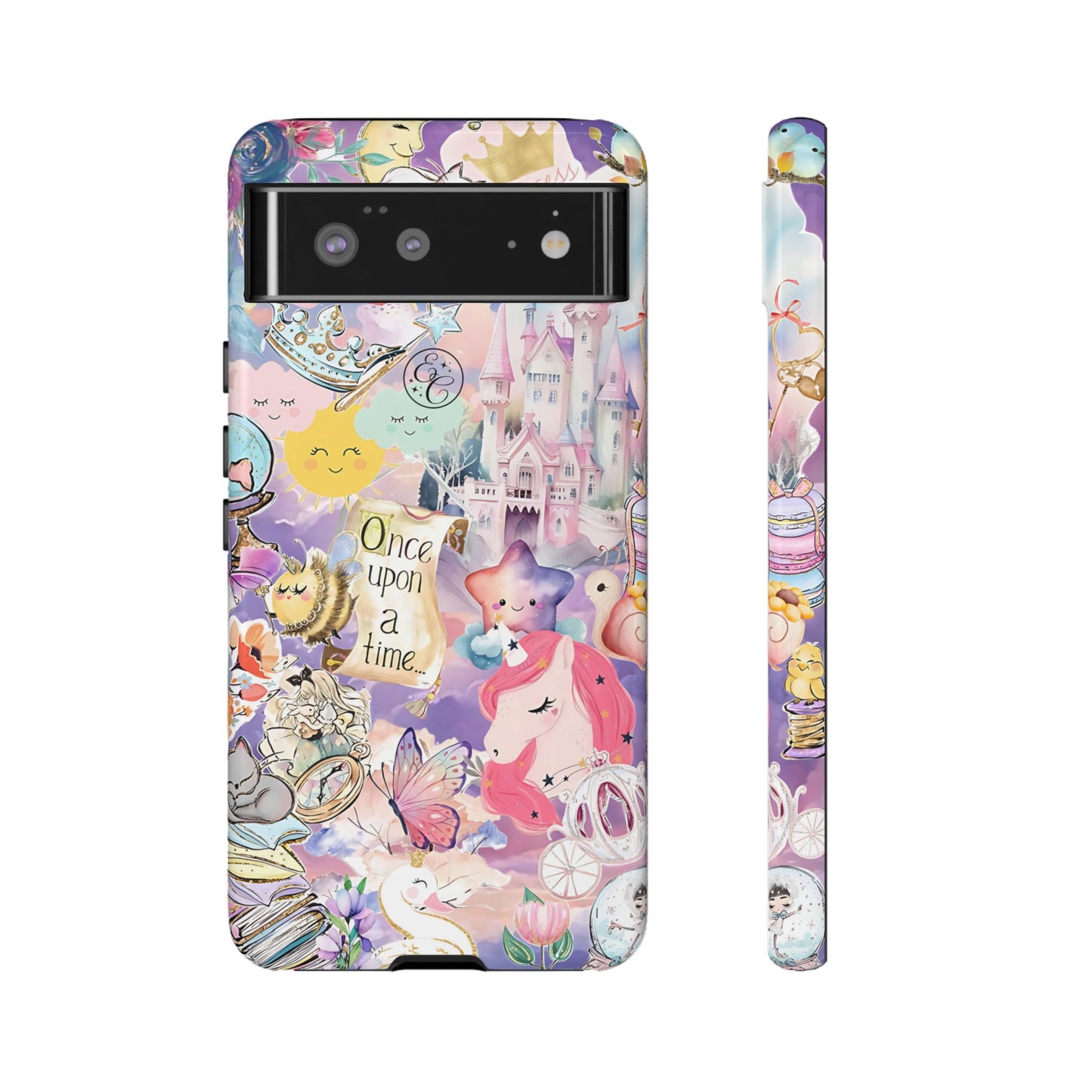 Whimsical Fairytale Collage Tough Phone Case