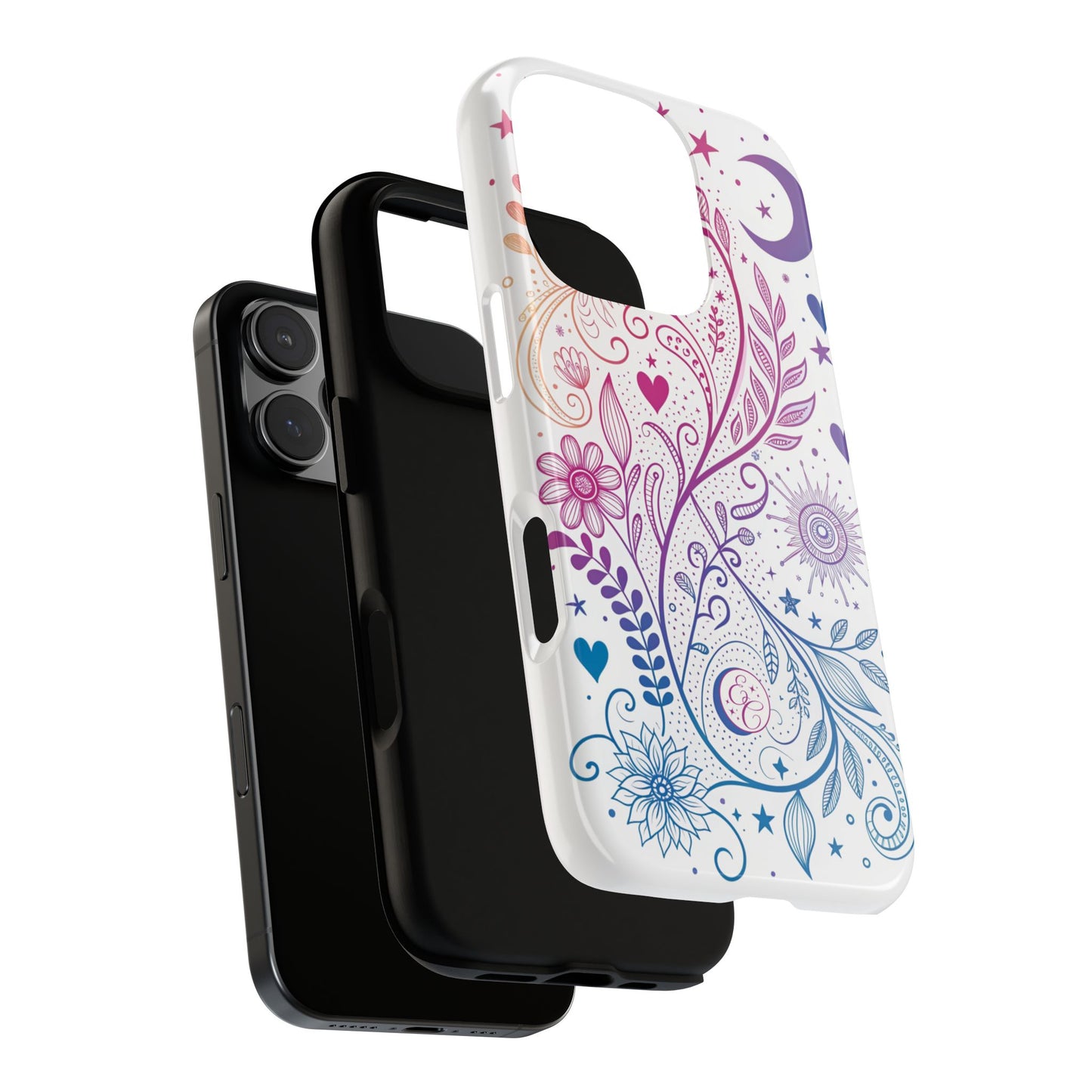 Subtel Bisexual Boho Doodle Tough Phone Case