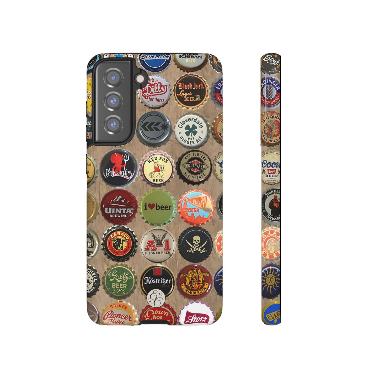 Beer Bottle Caps Tough Phone Case