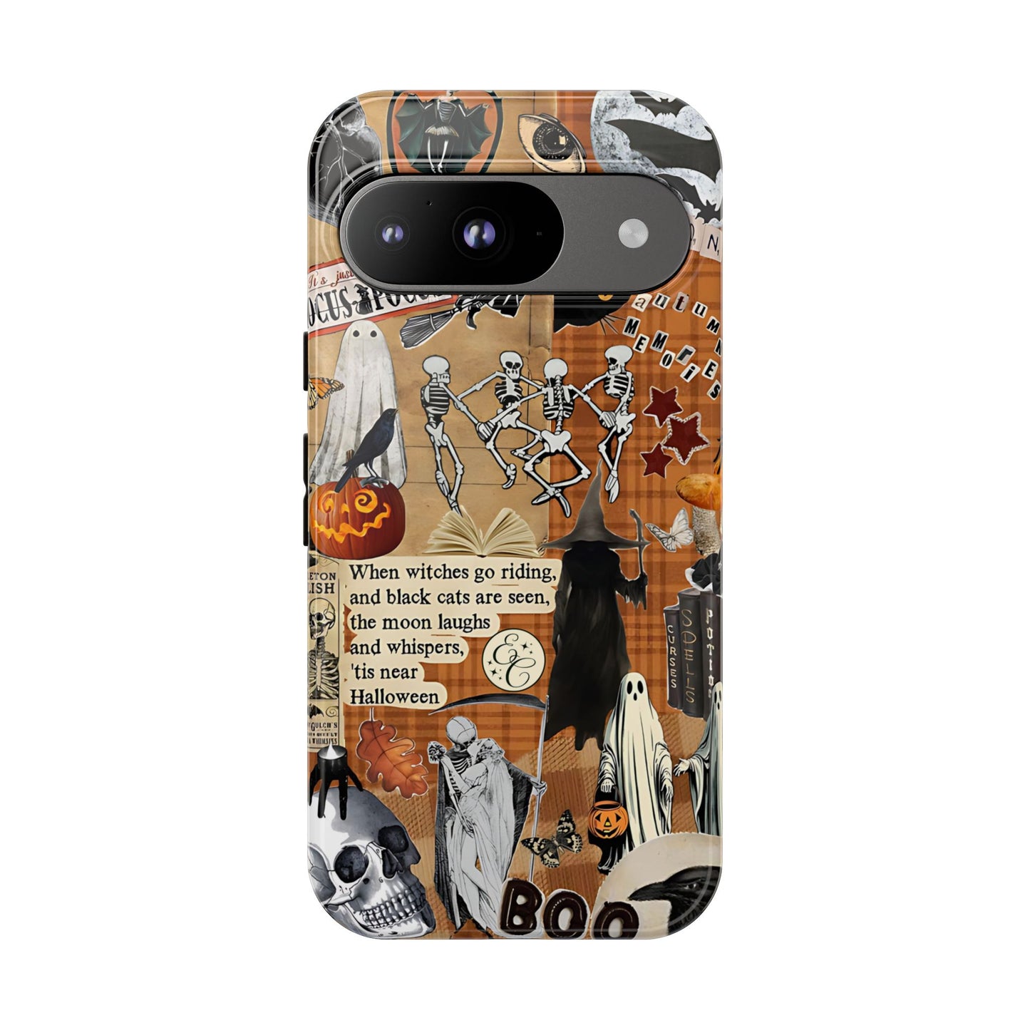 Halloween Spooky Collage Tough Phone Case