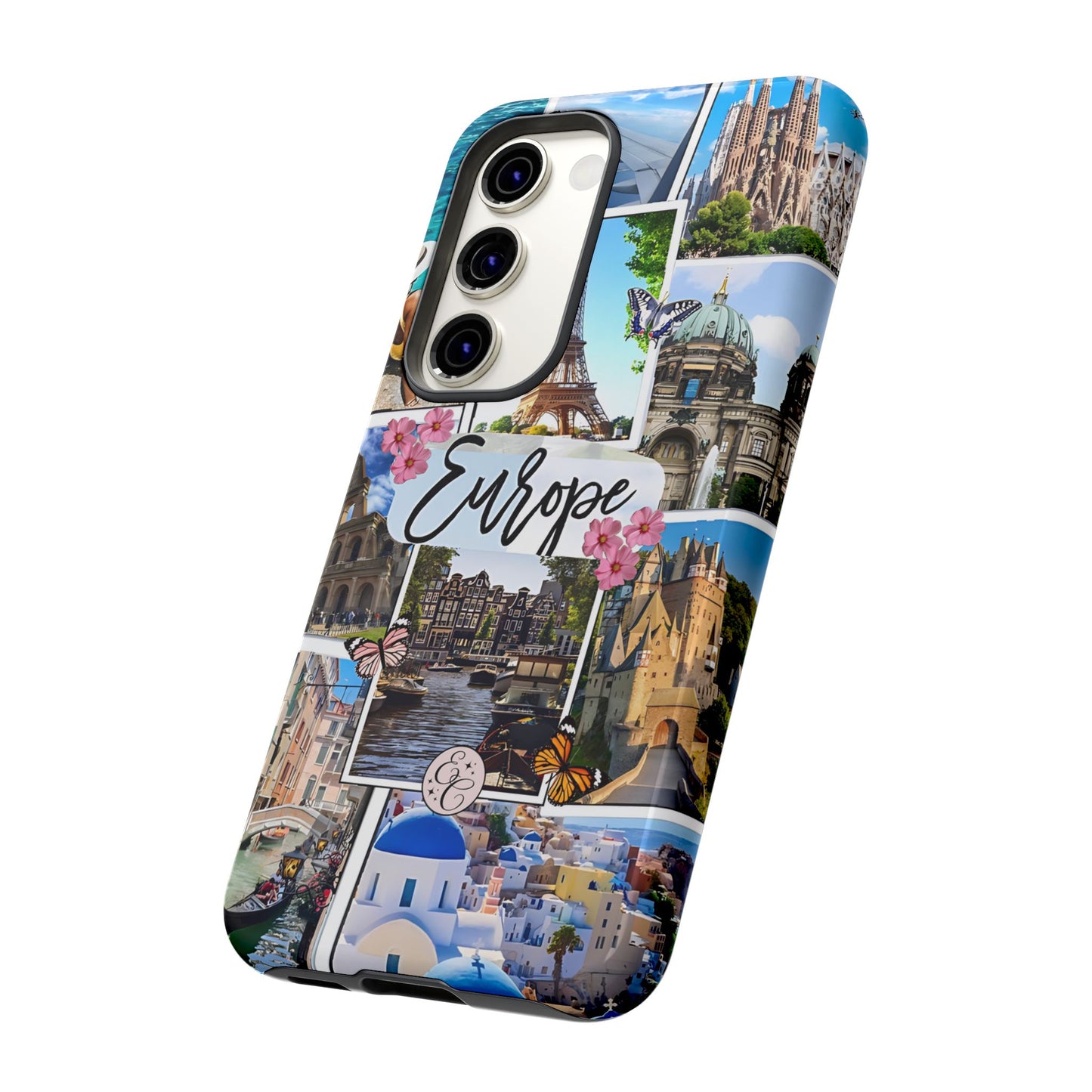 Europe Travel Collage Tough Phone Case