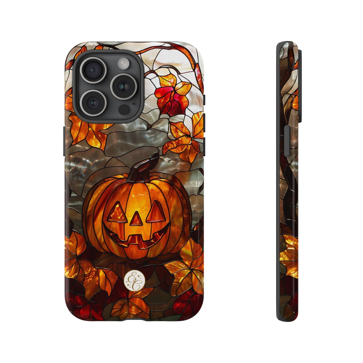 Stained Glass Pumpkin Tough Phone Case