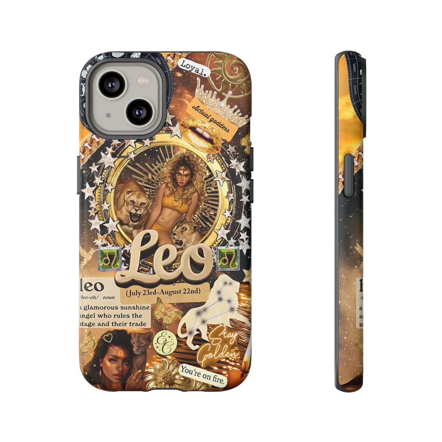 Leo Zodiac Sign Tough Phone Case