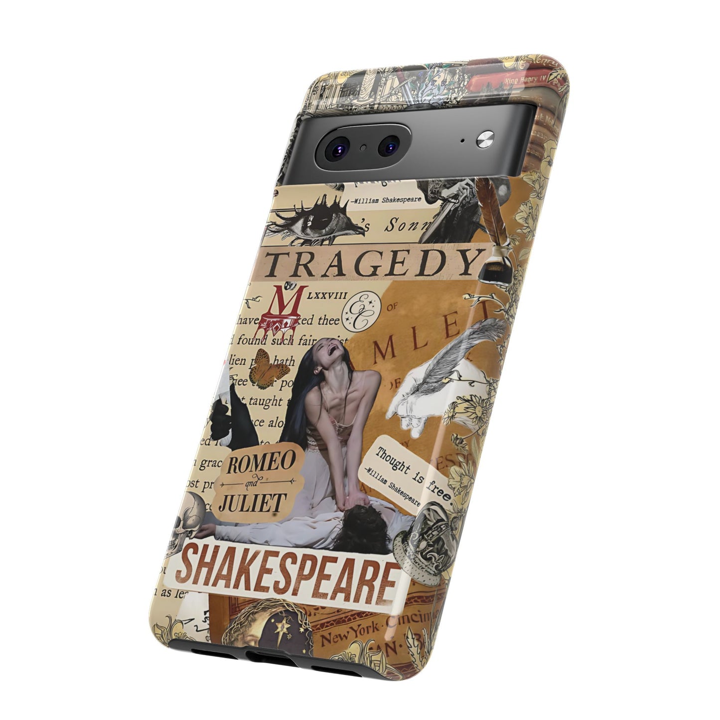 Shakespeare Tragedy Collage Tough Phone Case