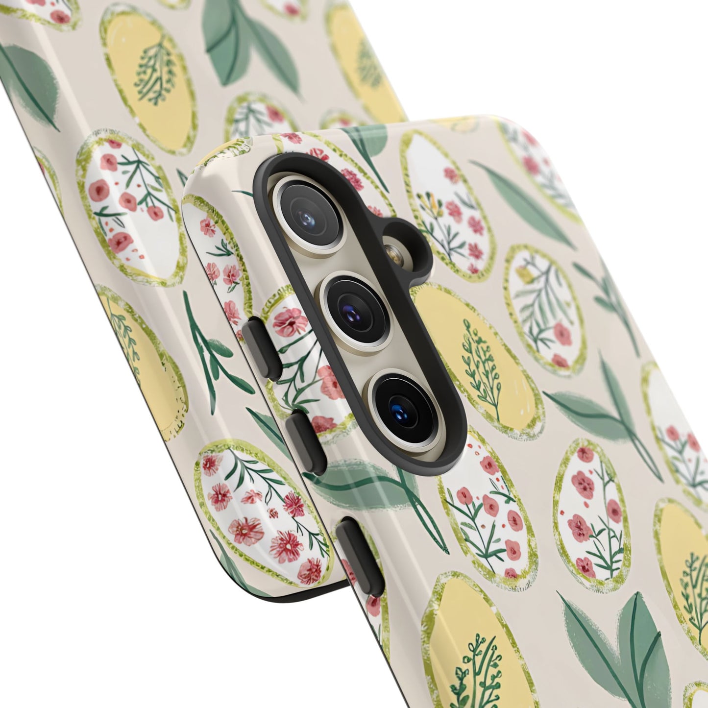 Floral Easter Egg Pattern Tough Phone Case
