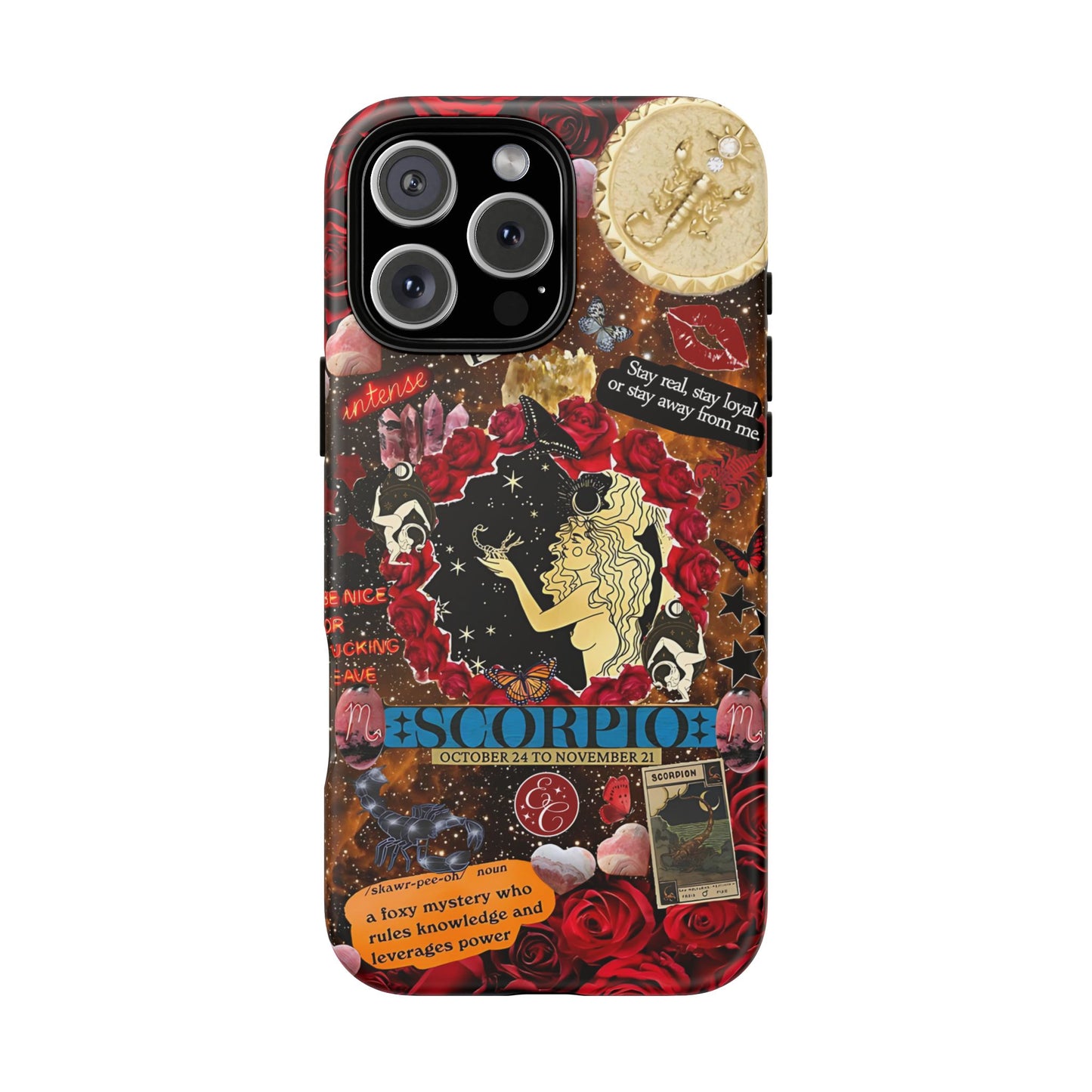 Scorpio Zodiac Star Sign Tough Phone Case