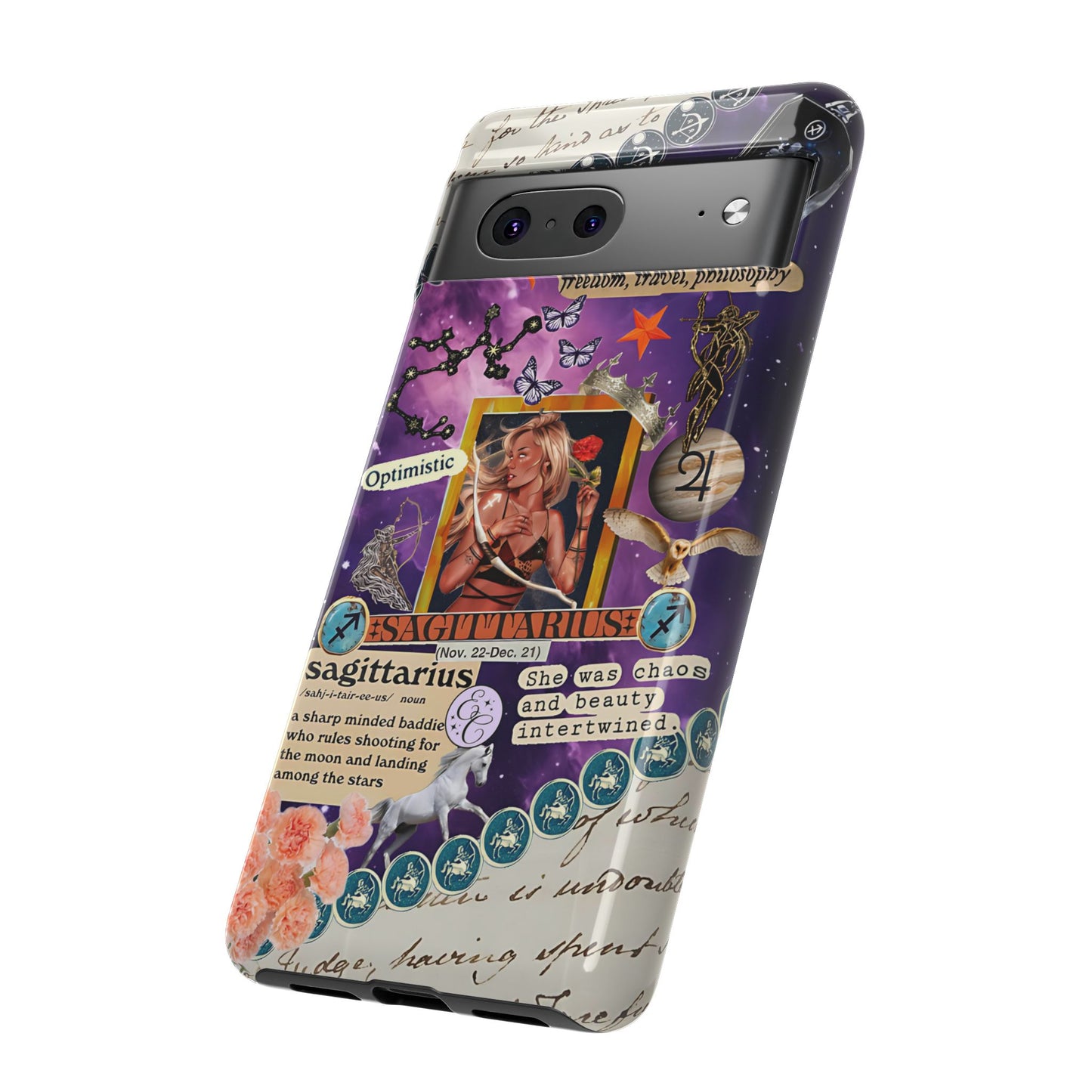 Sagittarius Zodiac Star Sign Tough Phone Case