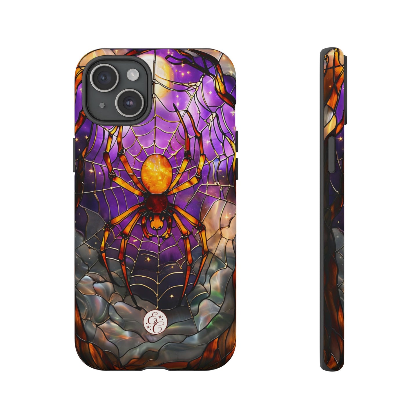 Stained Glass Spider Tough Phone Case