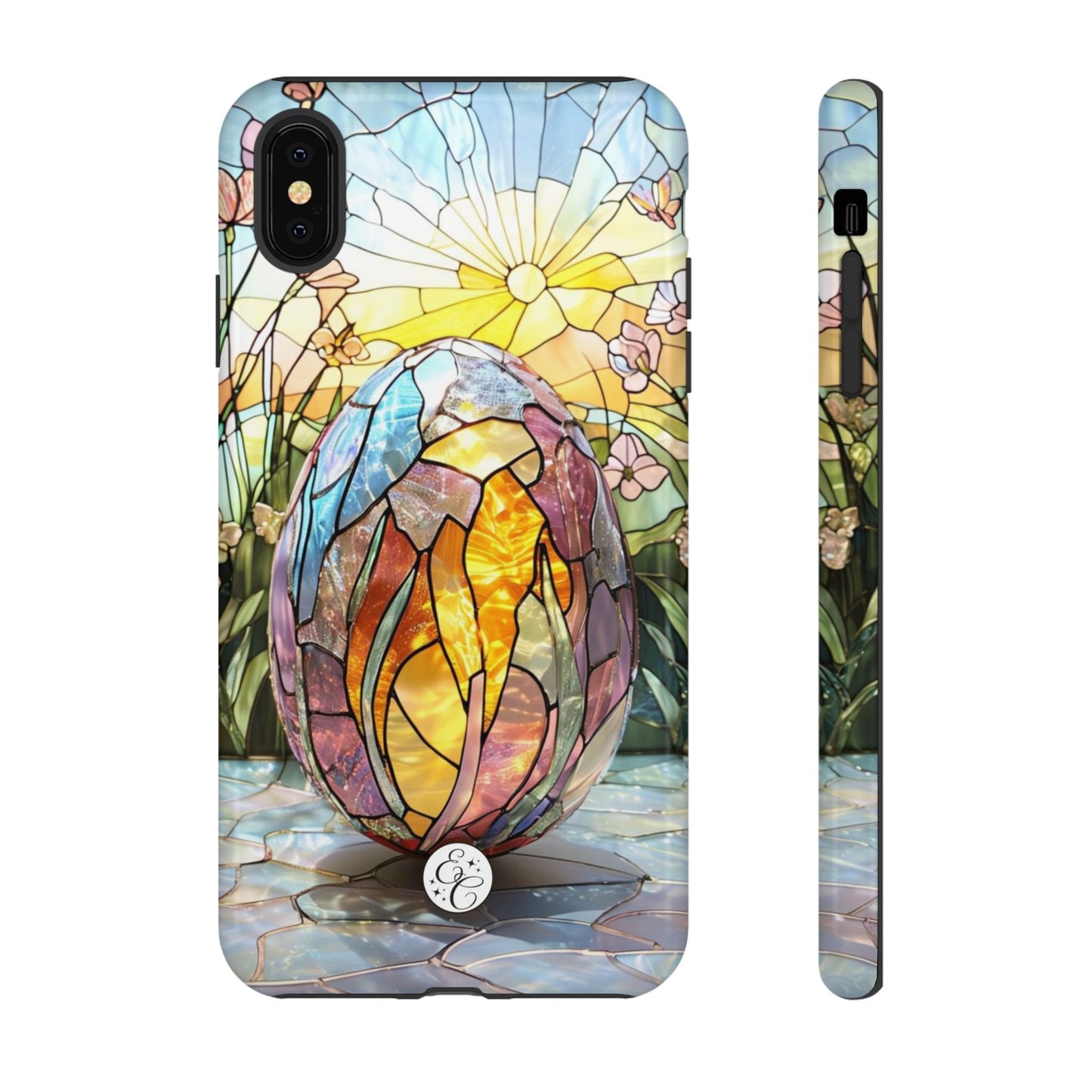 Easter Egg Stained Glass Tough Phone Case
