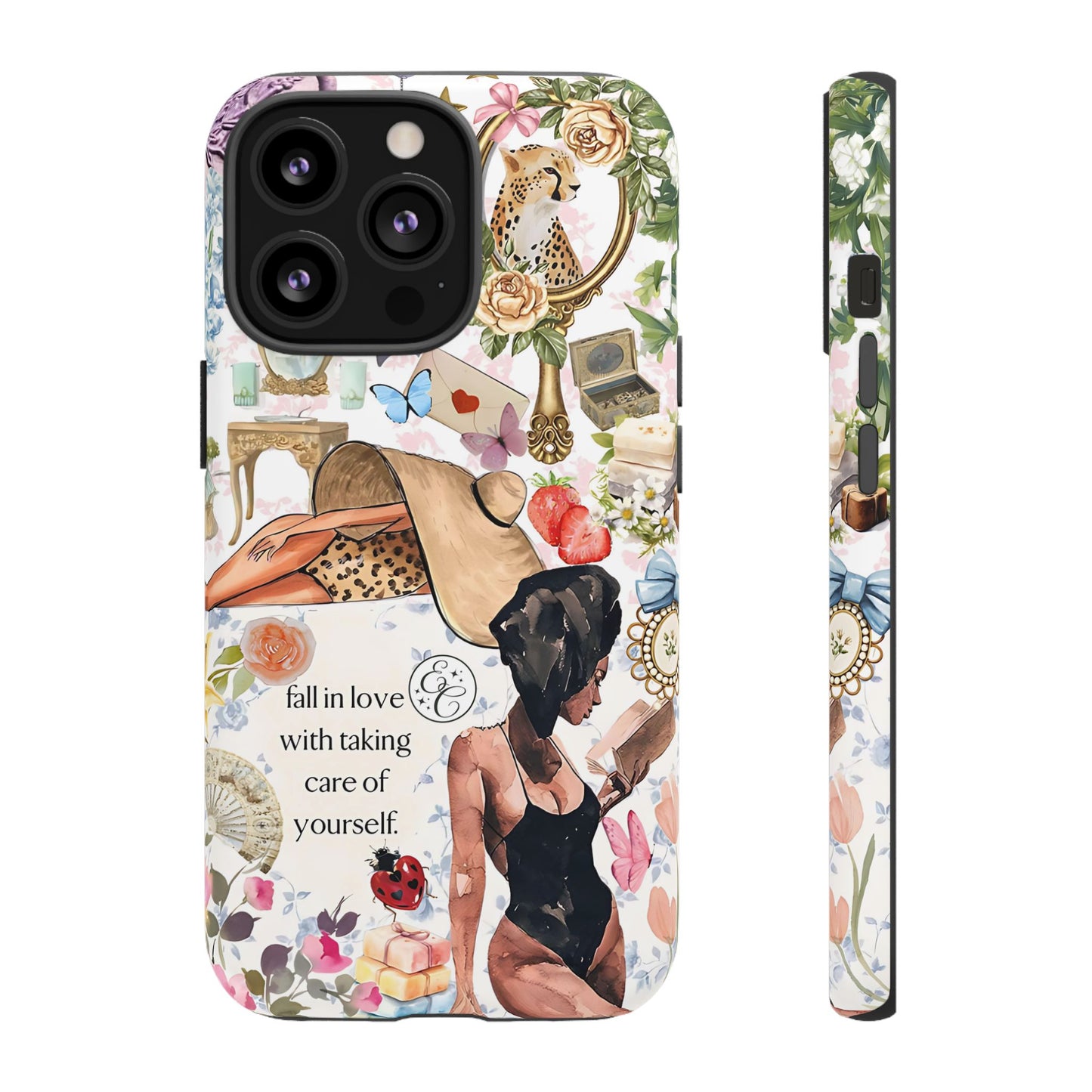 Aesthetic Coquette Collage Tough Phone Case