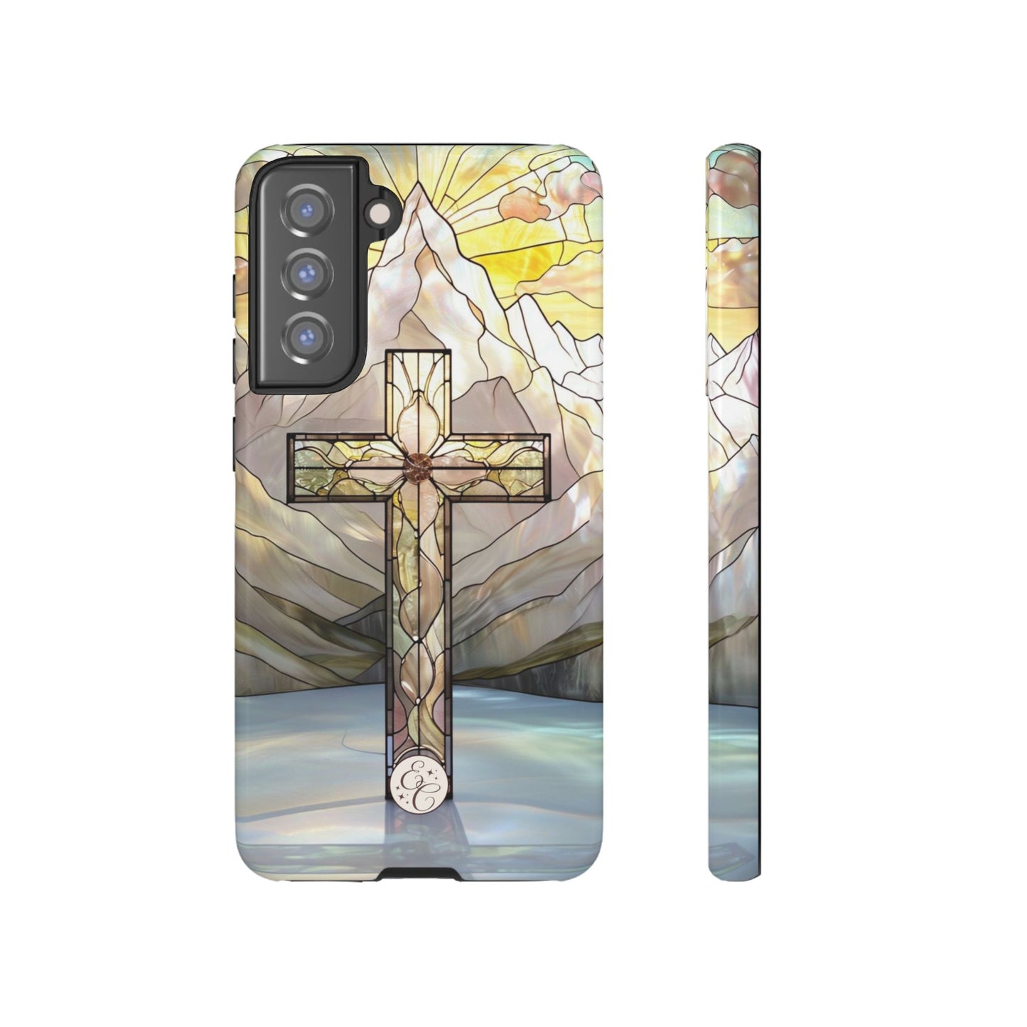 Stained Glass Cross Tough Phone Case