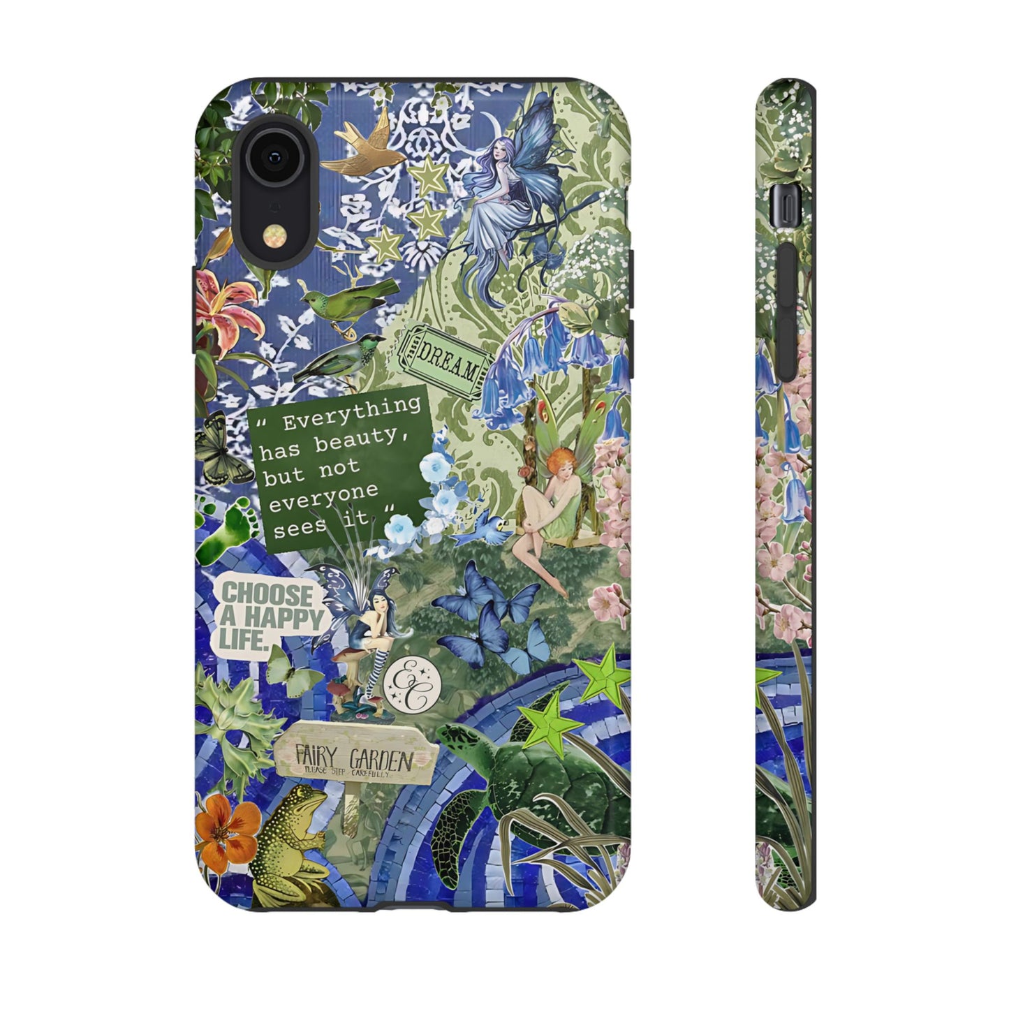 Fairy Garden Collage Tough Phone Case