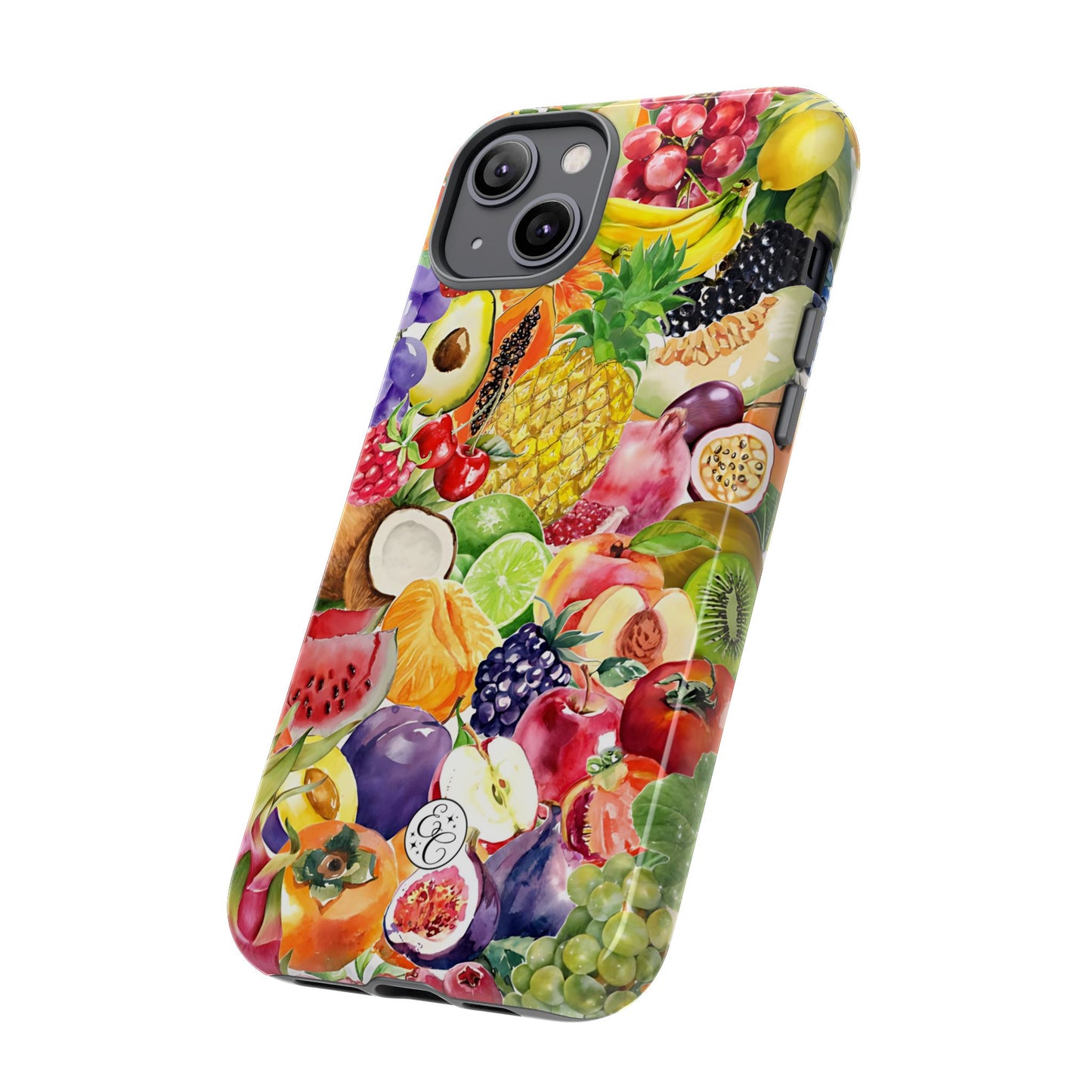 Colorful Fruits Collage Tough Phone Case