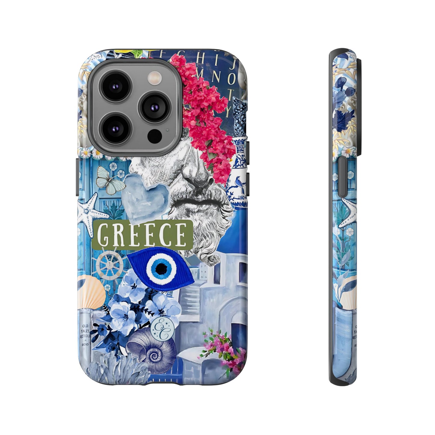 Greek Summer Collage Tough Phone Case