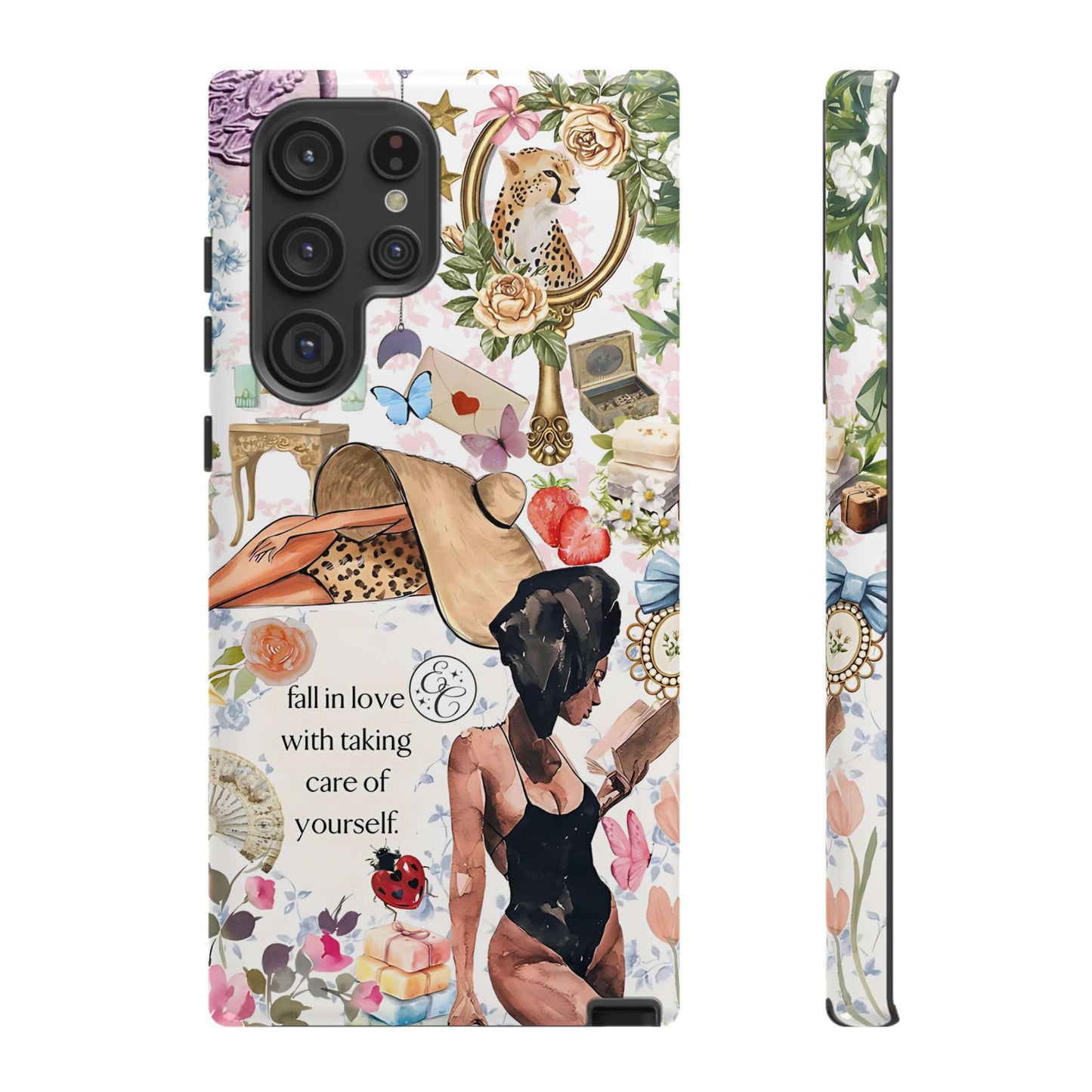 Aesthetic Coquette Collage Tough Phone Case