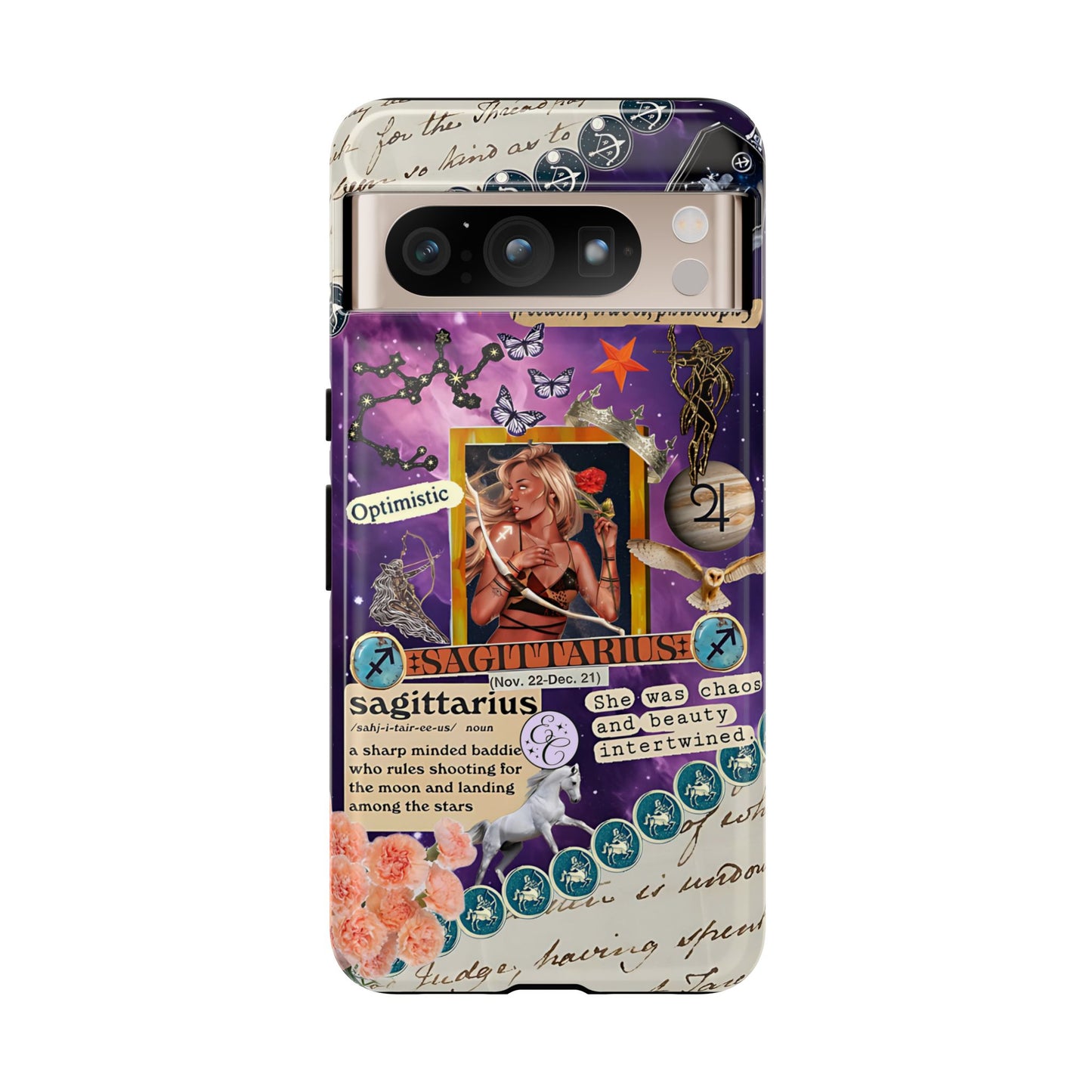 Sagittarius Zodiac Star Sign Tough Phone Case