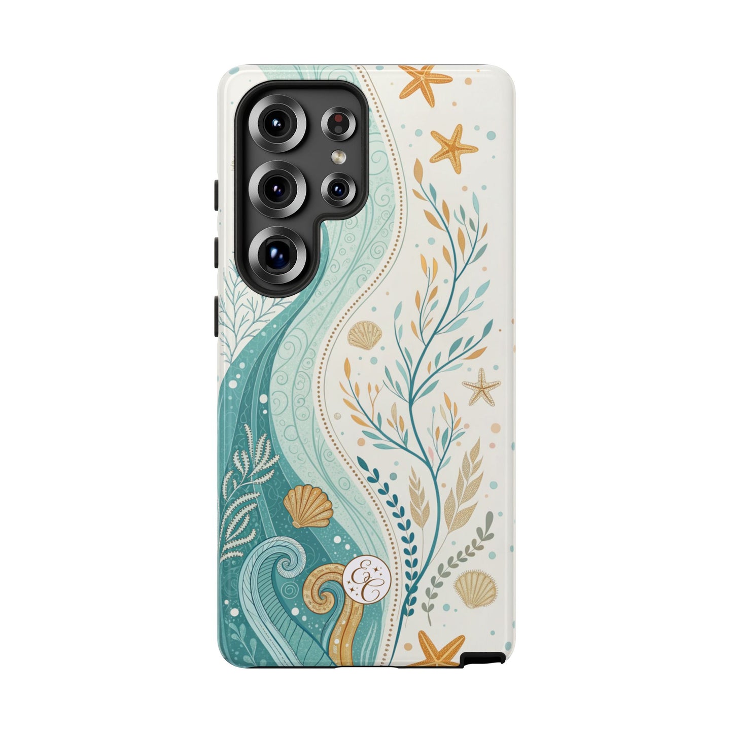 Ocean Boho Doodle Tough Phone Case