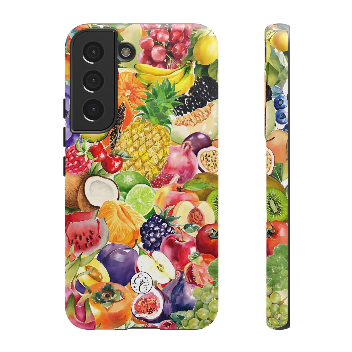 Colorful Fruits Collage Tough Phone Case