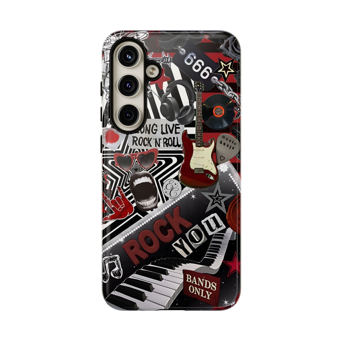 Rock and Roll Collage Tough Phone Case