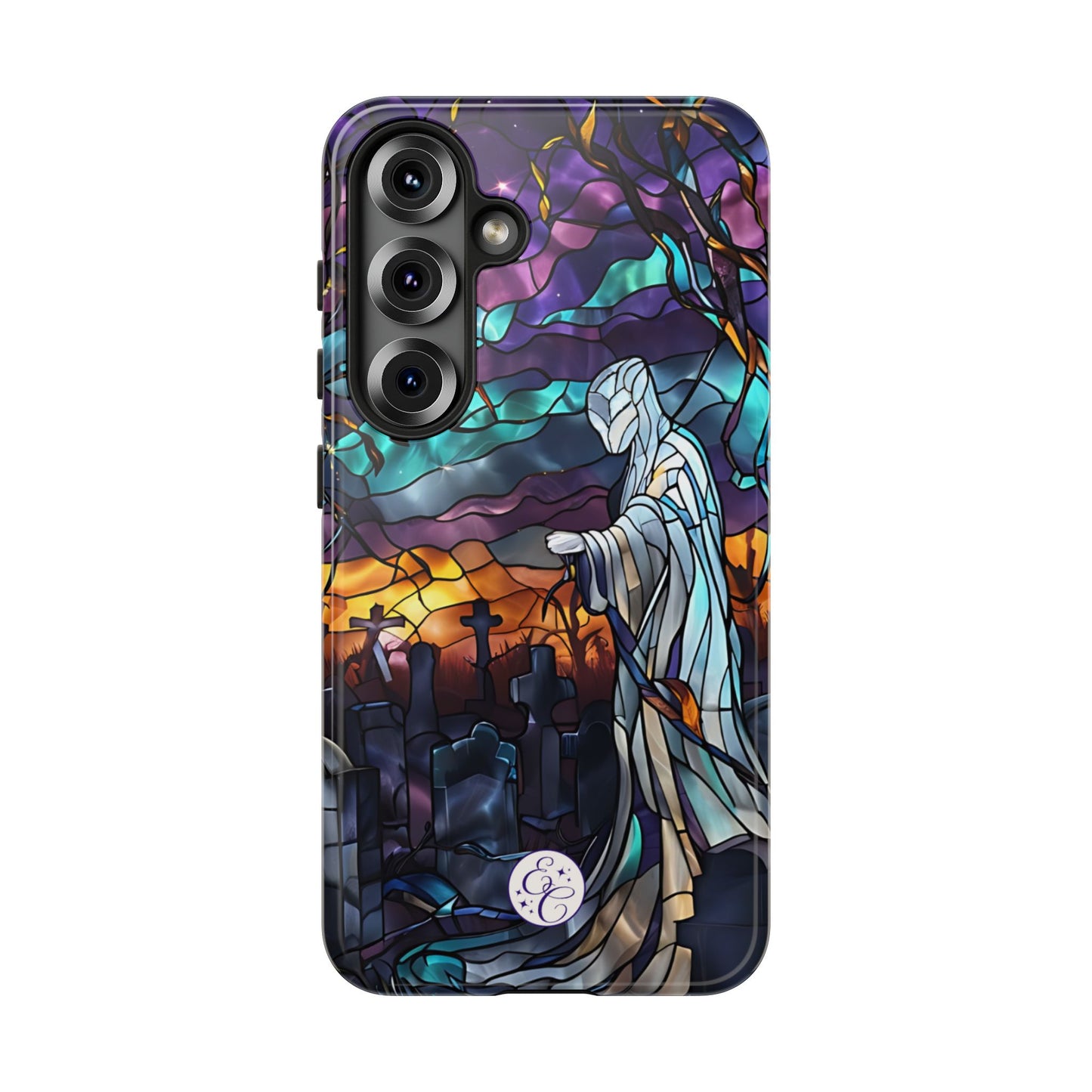 Stained Glass Ghost Tough Phone Case