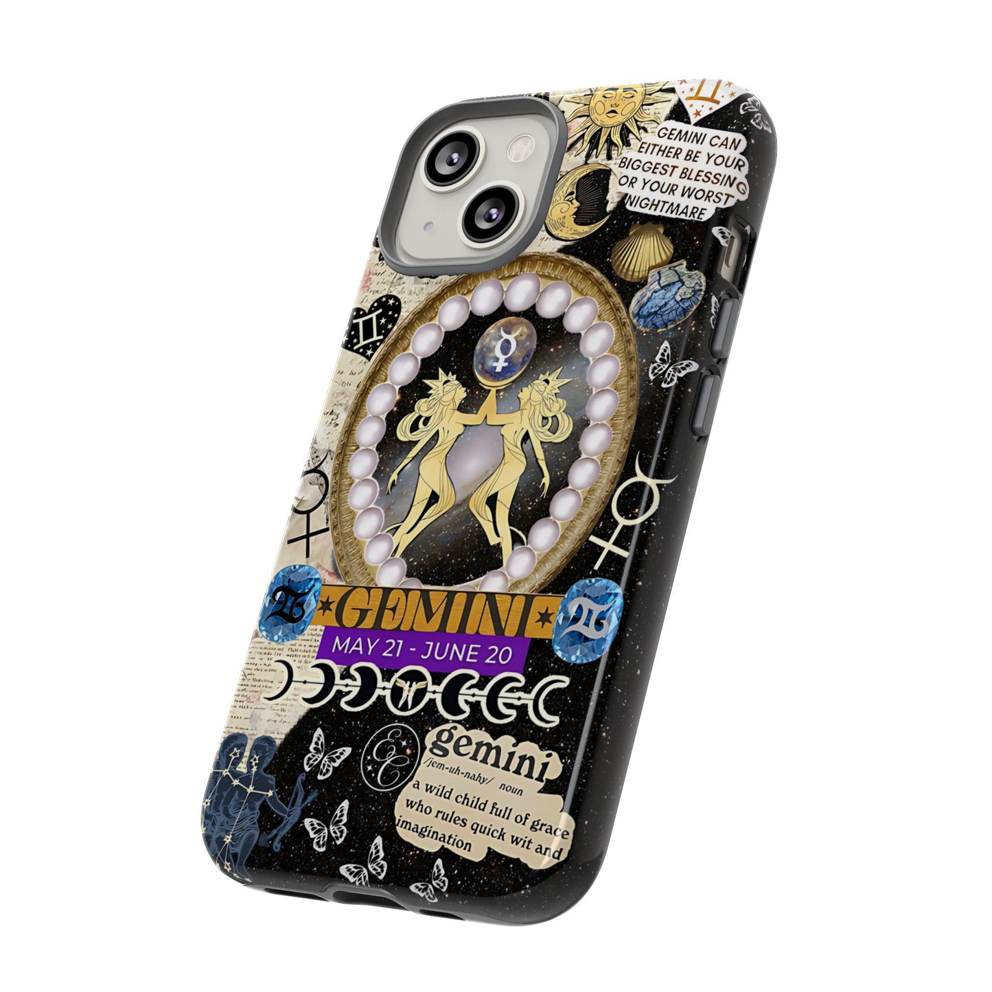Gemini Zodiac Sign Tough Phone Case