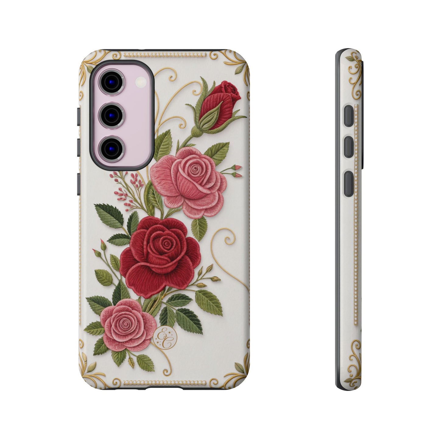 Elegant Rose Garden Tough Phone Case
