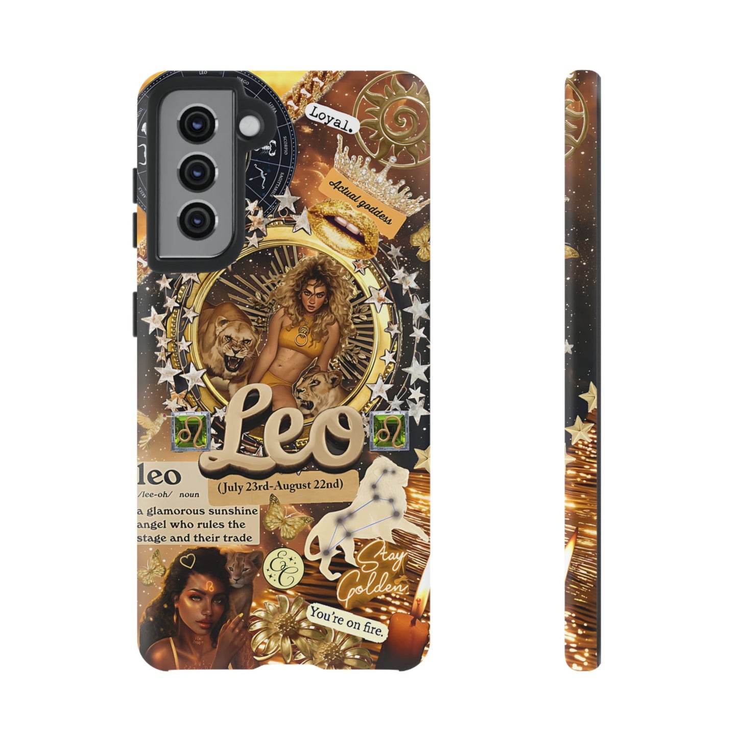 Leo Zodiac Sign Tough Phone Case