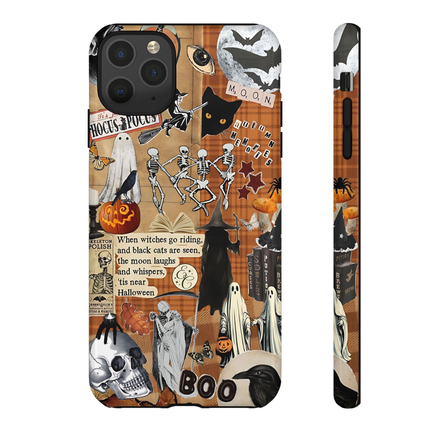 Halloween Spooky Collage Tough Phone Case