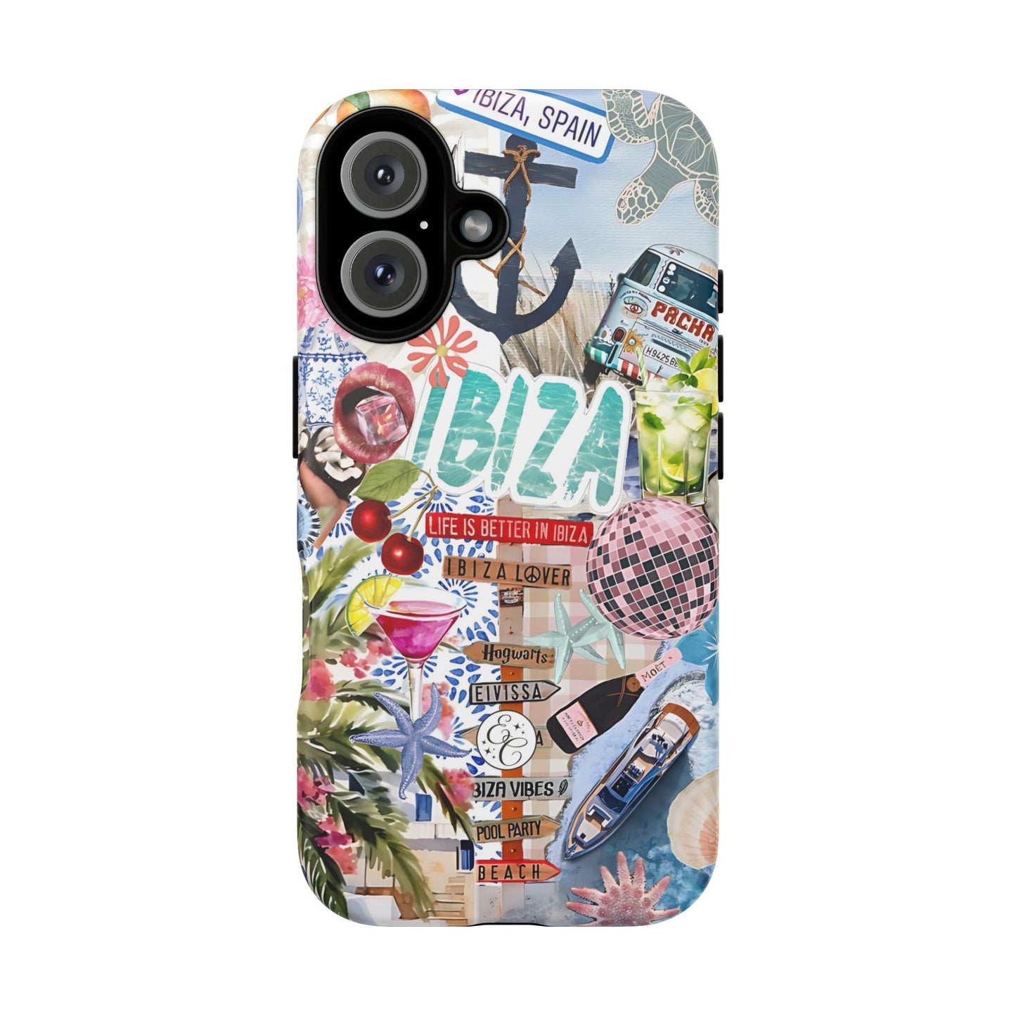 Ibiza Summer Vibes Collage Tough Phone Case