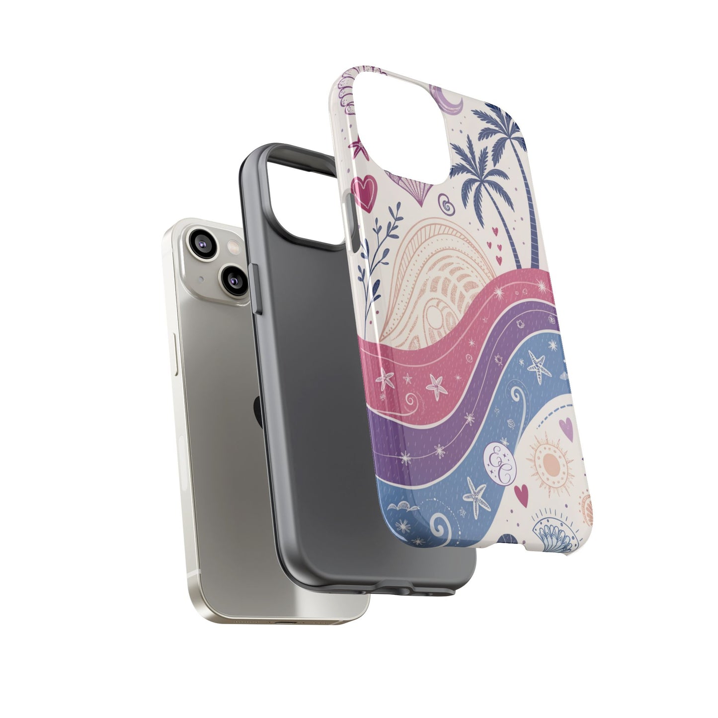 Bisexual Pride Boho Beach Tough Phone Case