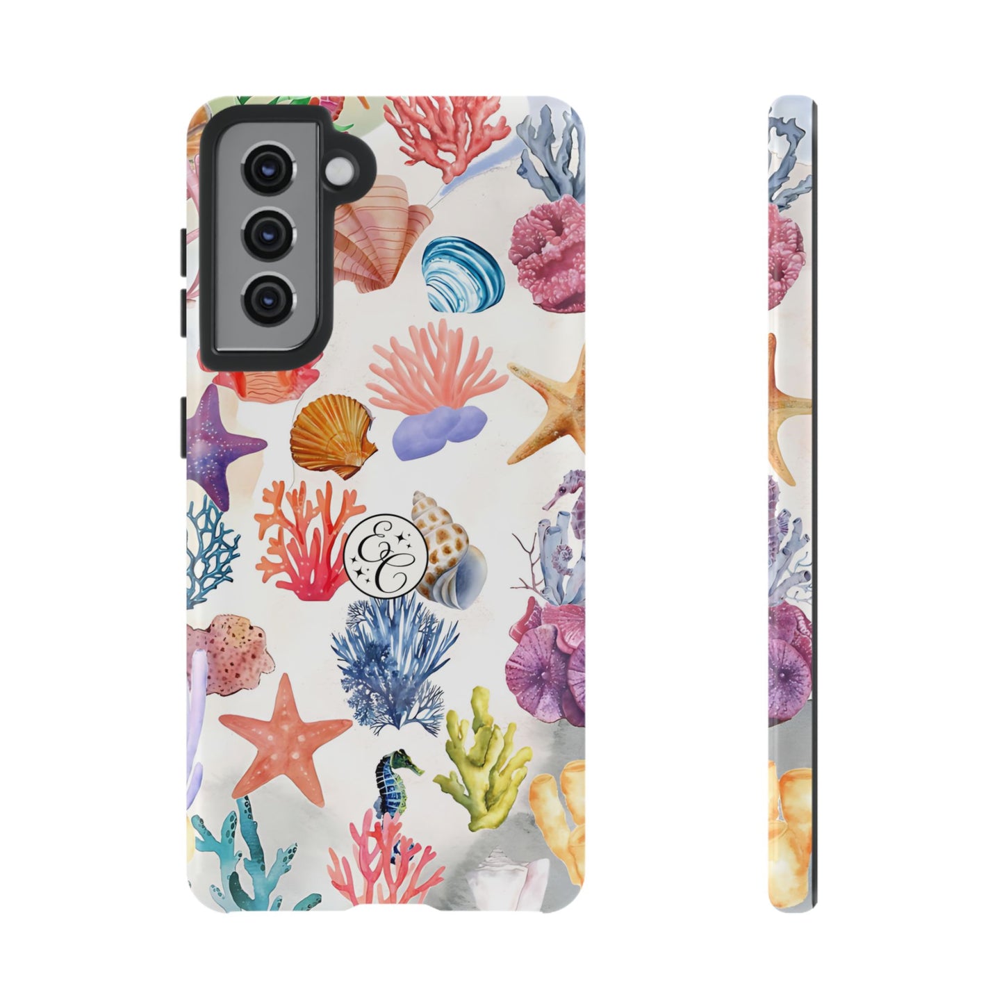 Coral & Sea Shells Tough Phone Case