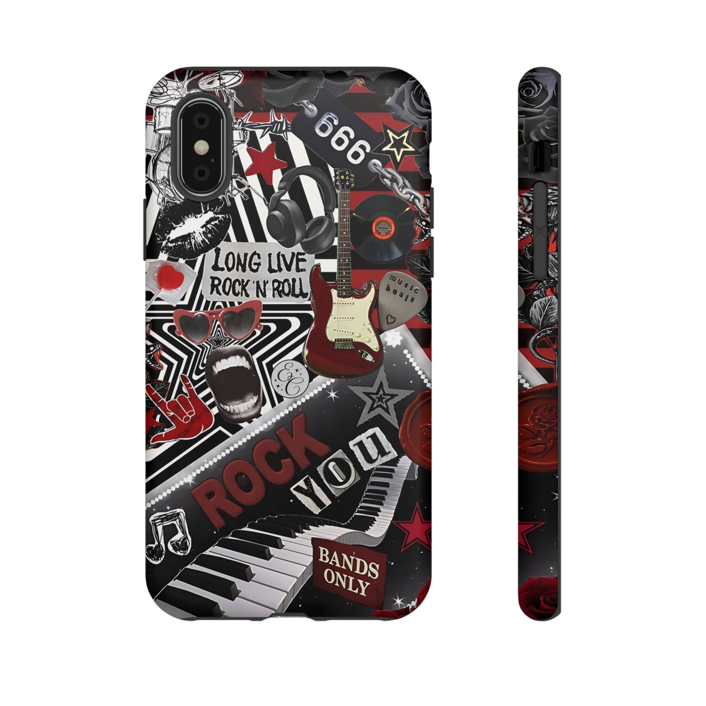 Rock and Roll Collage Tough Phone Case