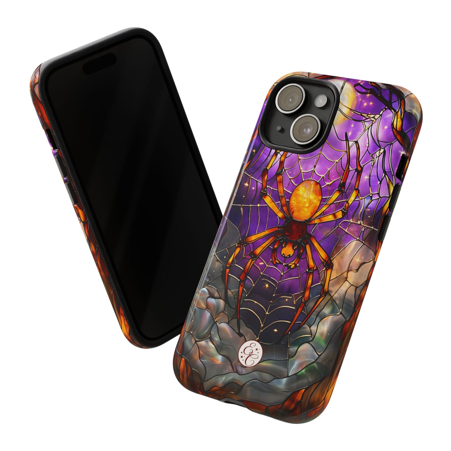 Stained Glass Spider Tough Phone Case
