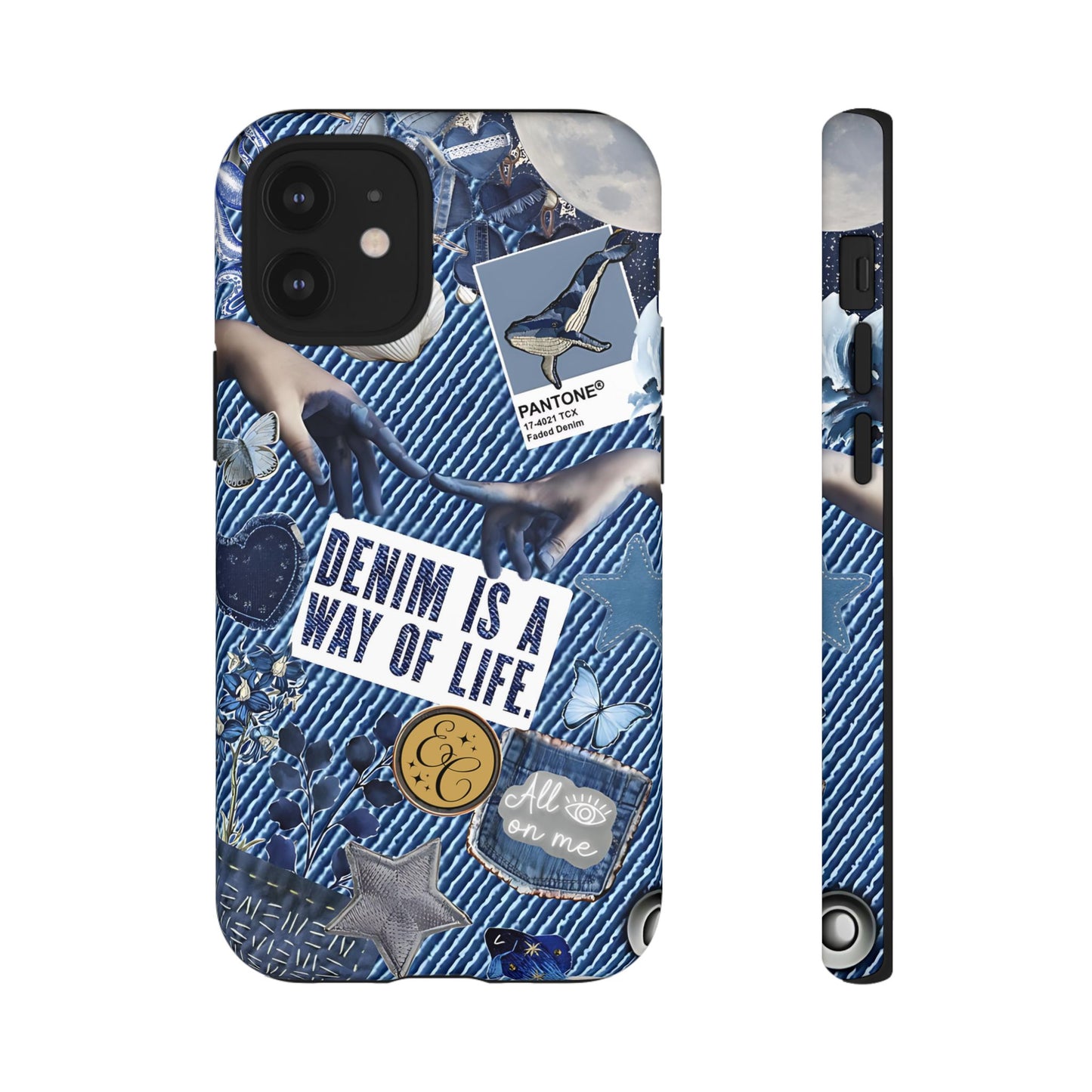 Denim Texture Tough Phone Case