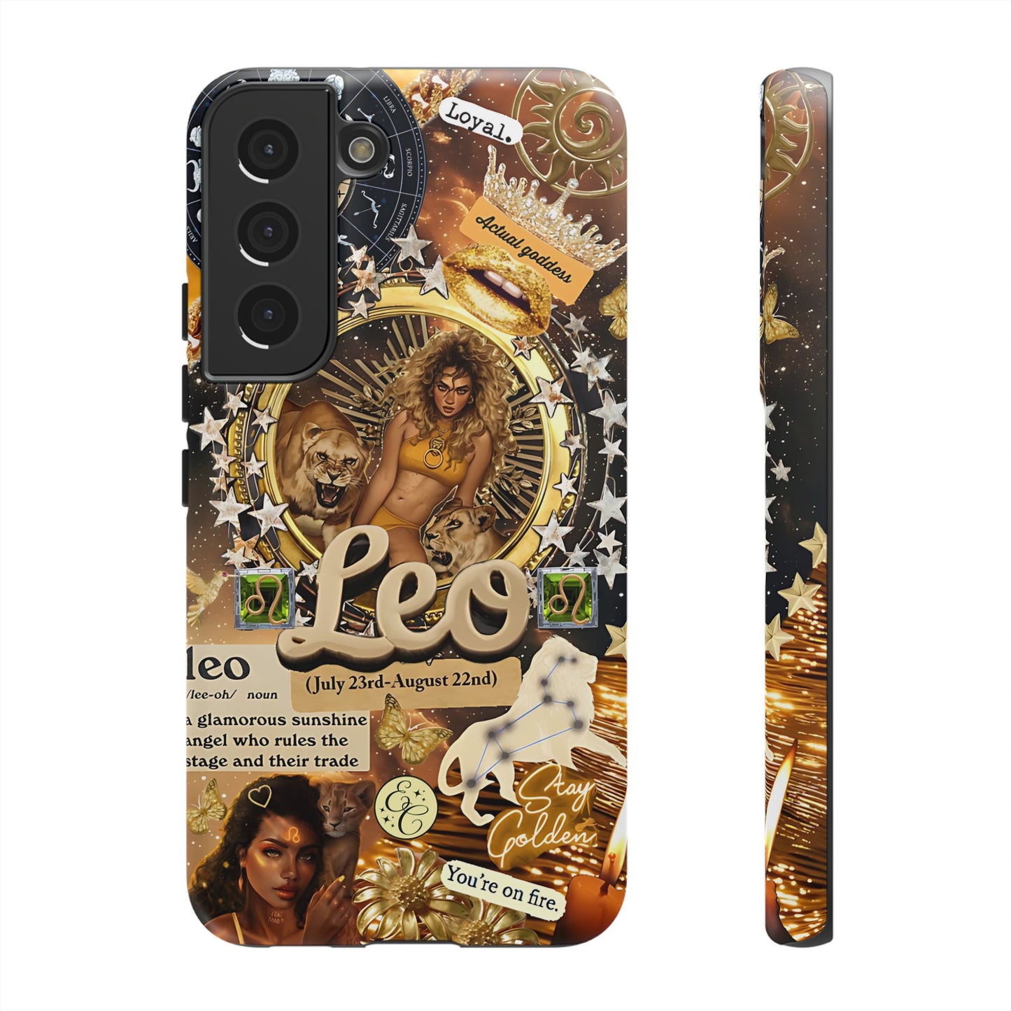 Leo Zodiac Sign Tough Phone Case