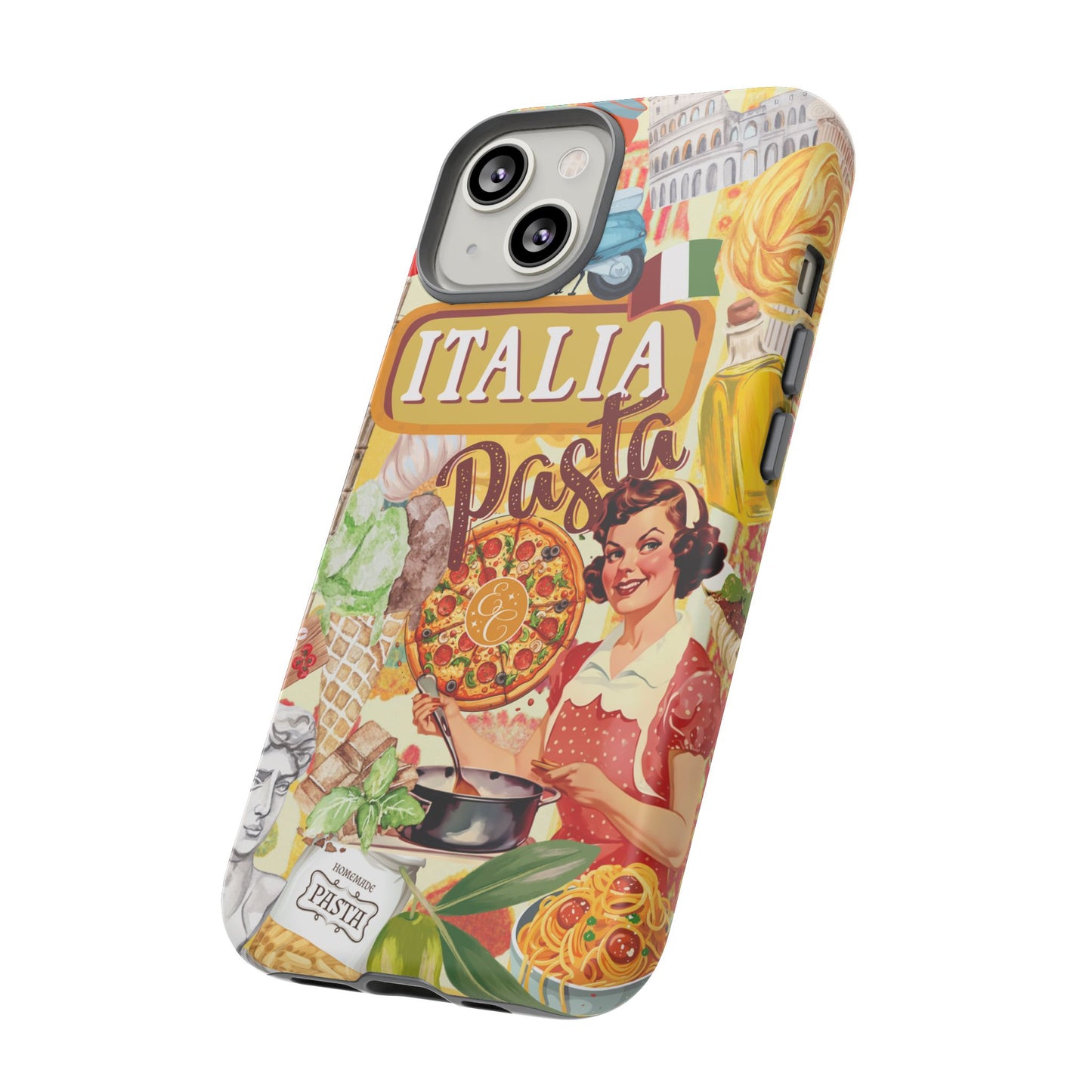 Italian Cuisine Collage Tough Phone Case