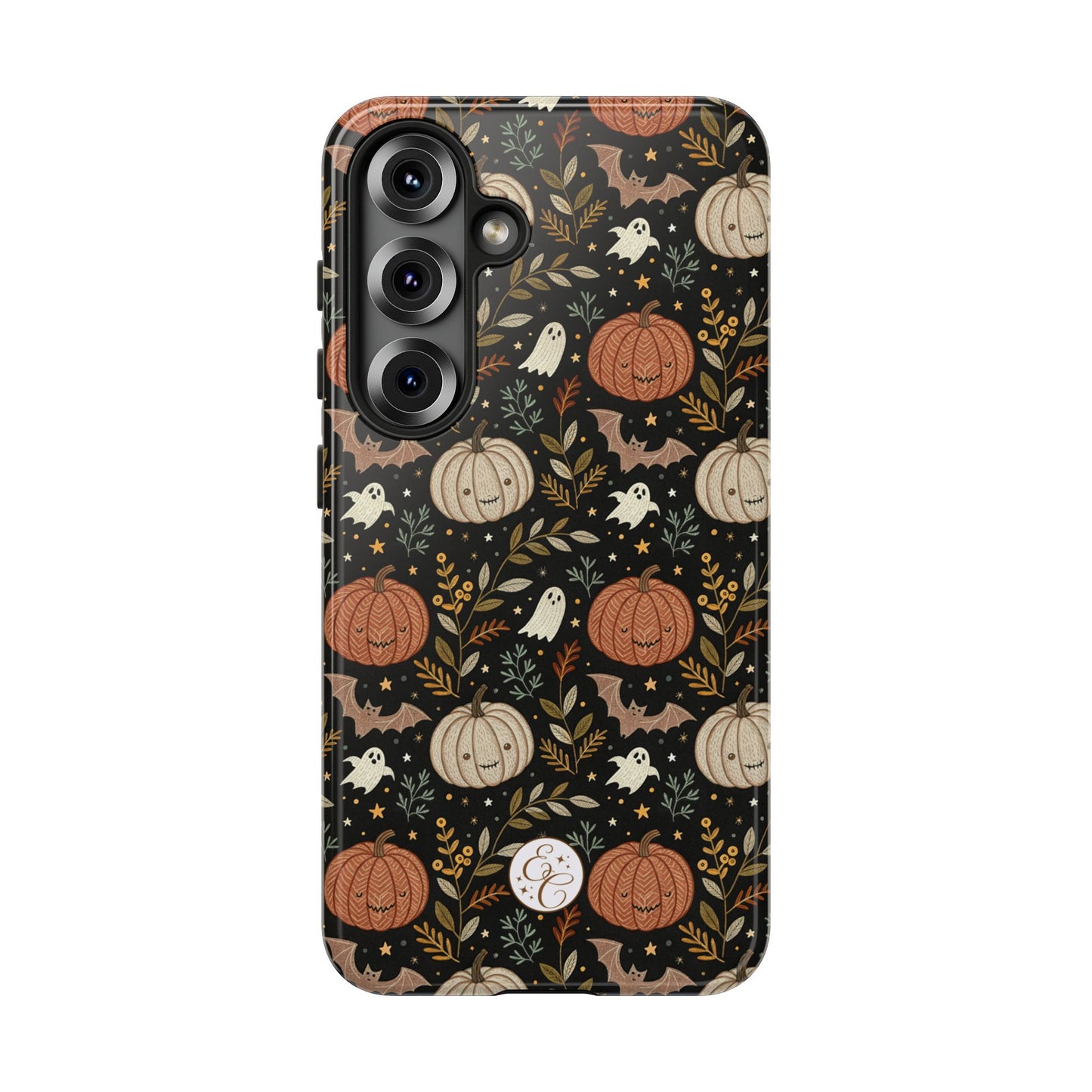 Spooky Halloween Boho Pattern Tough Phone Case