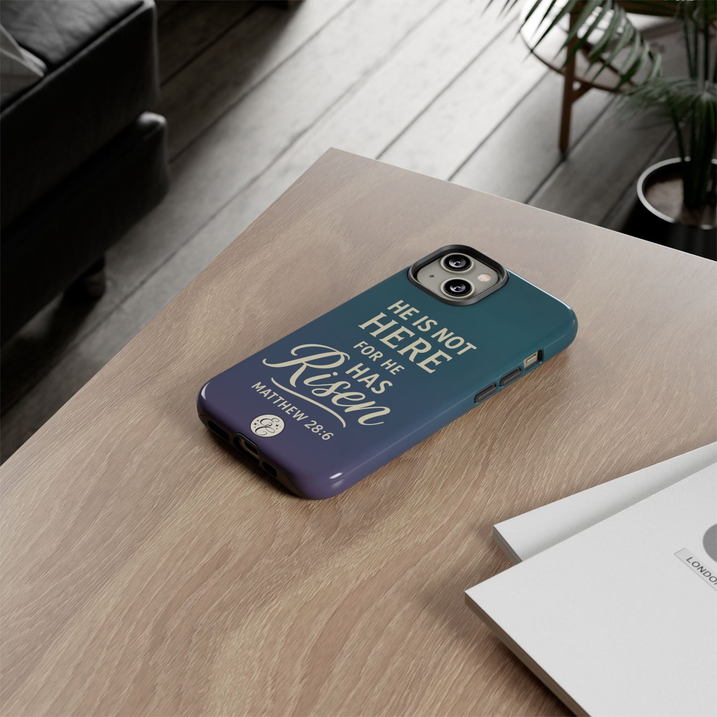 He has Risen Matthew 28:6 Tough Phone Case