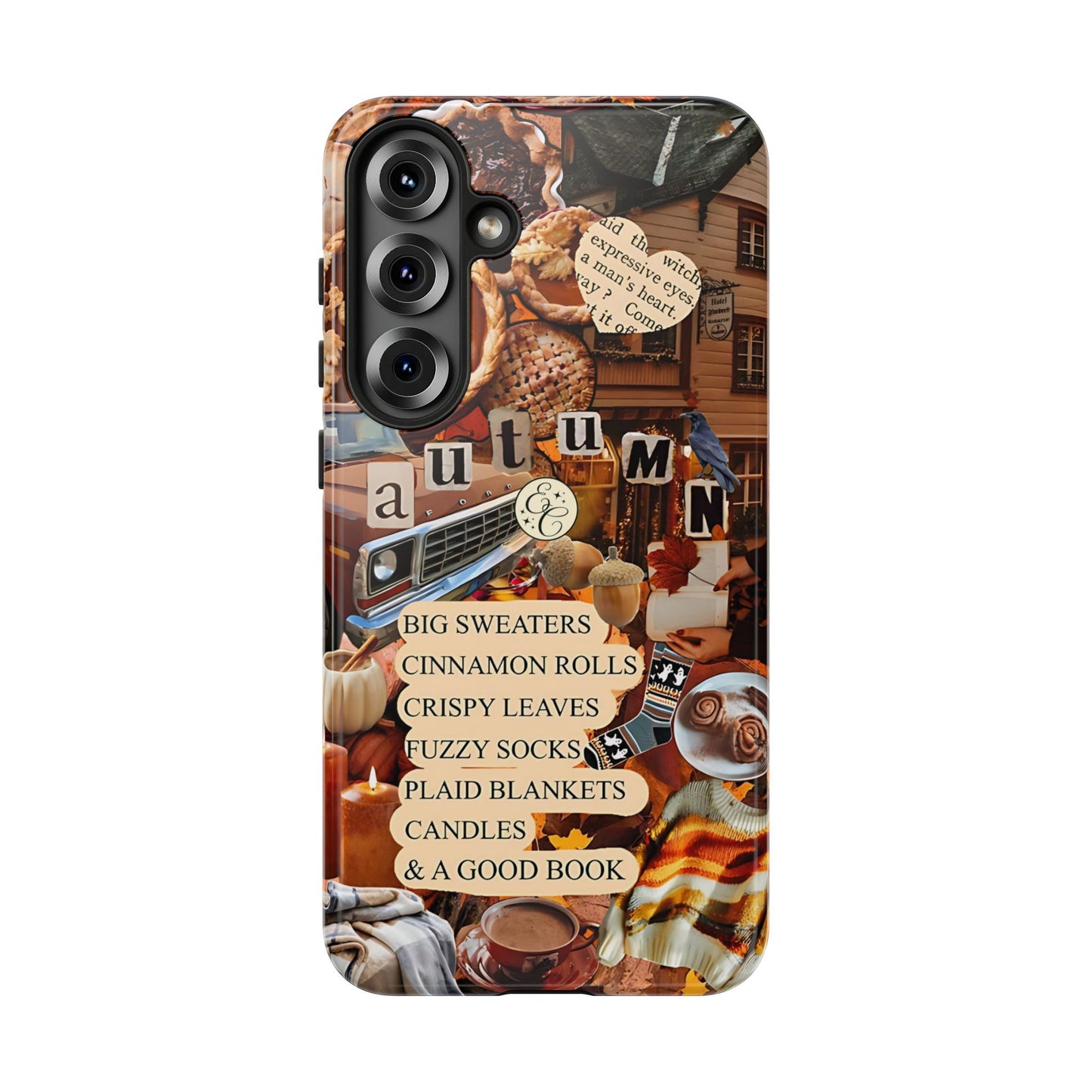 Autumn Aesthetic Collage Tough Phone Case