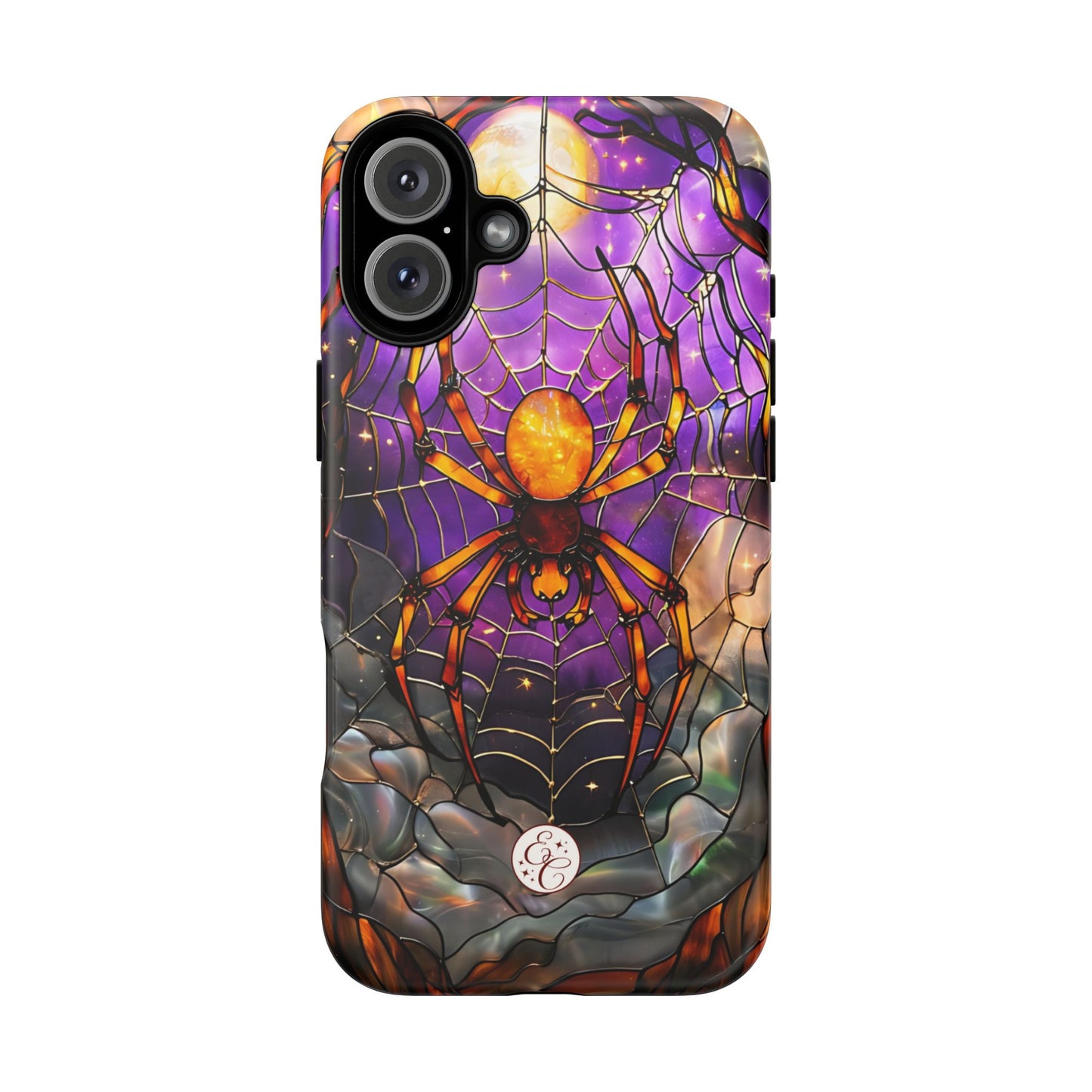 Stained Glass Spider Tough Phone Case