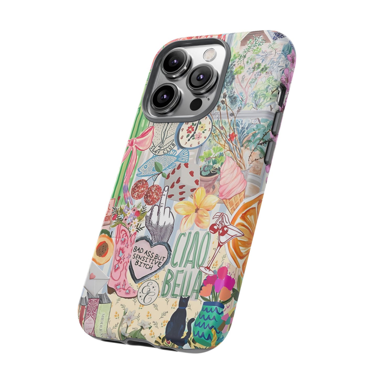 Coquette Art Collage Tough Phone Case