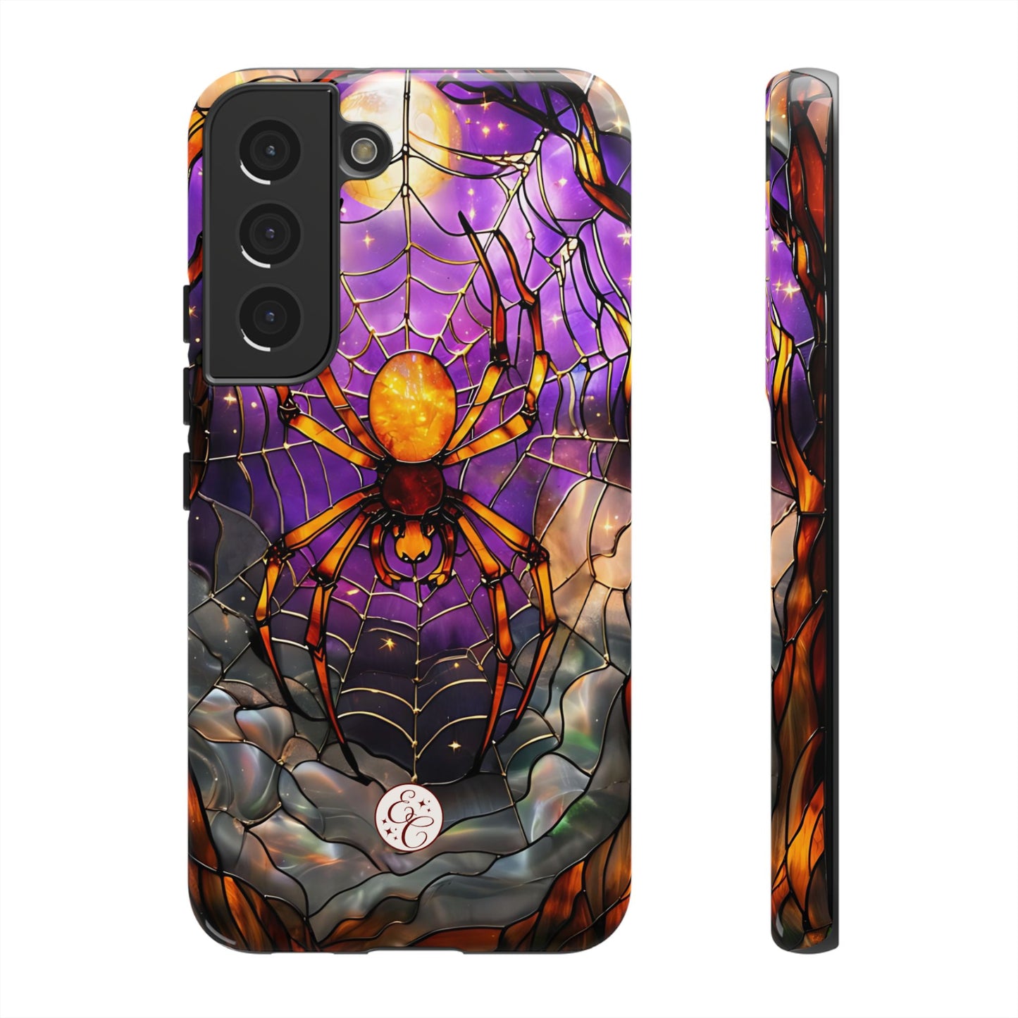 Stained Glass Spider Tough Phone Case