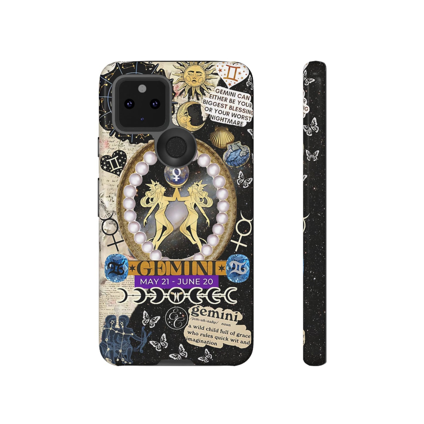 Gemini Zodiac Sign Tough Phone Case