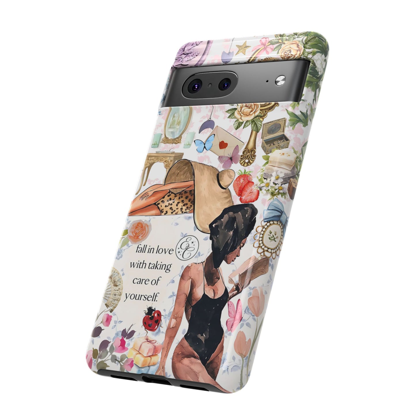 Aesthetic Coquette Collage Tough Phone Case