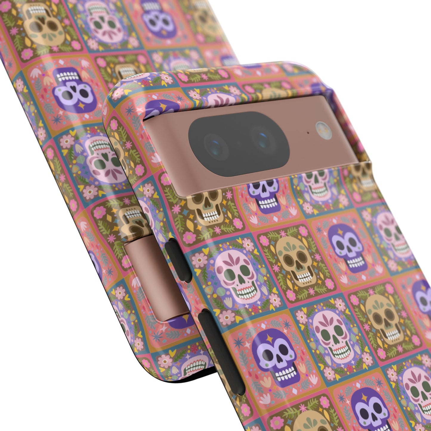 Sugar Skull Pattern Tough Phone Case