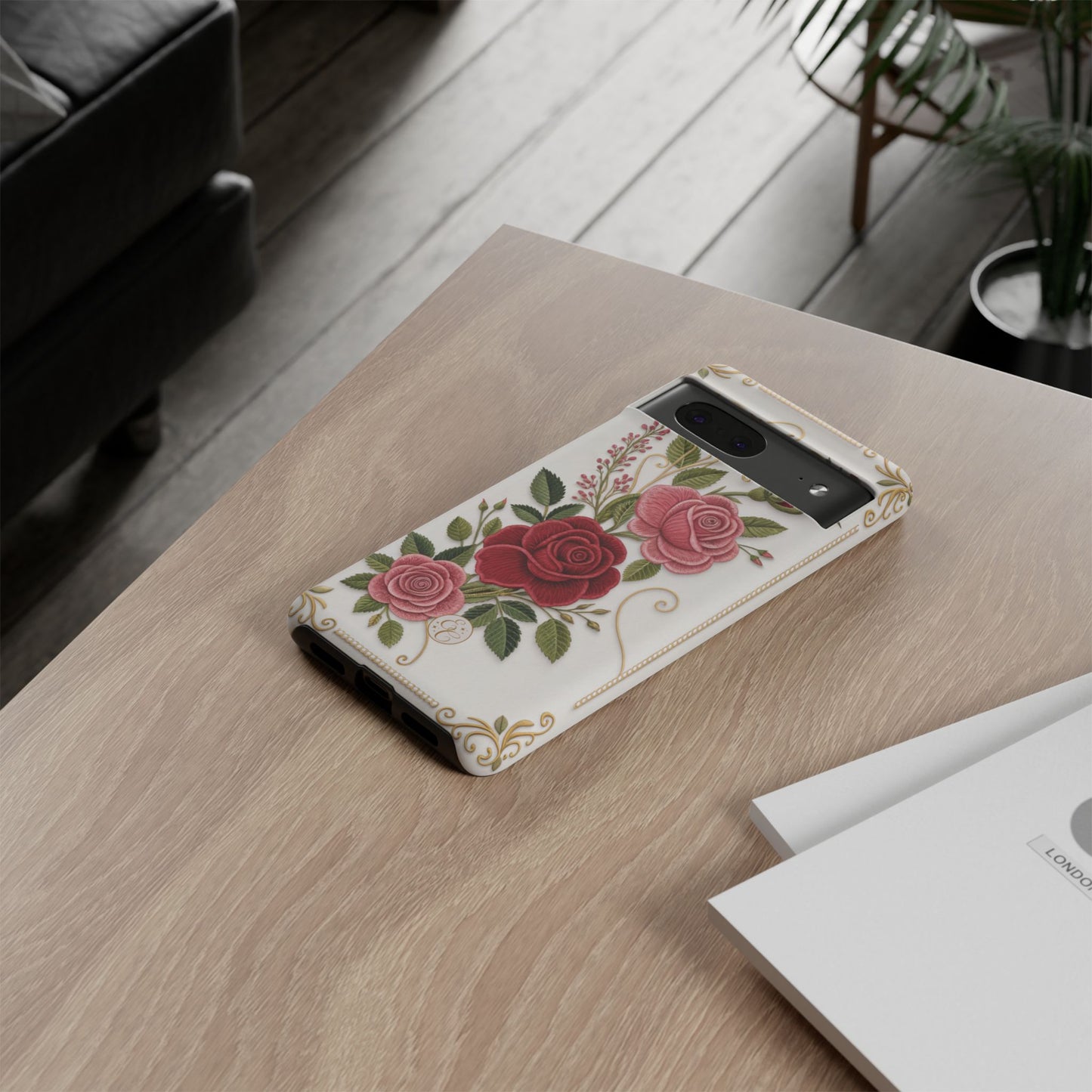 Elegant Rose Garden Tough Phone Case