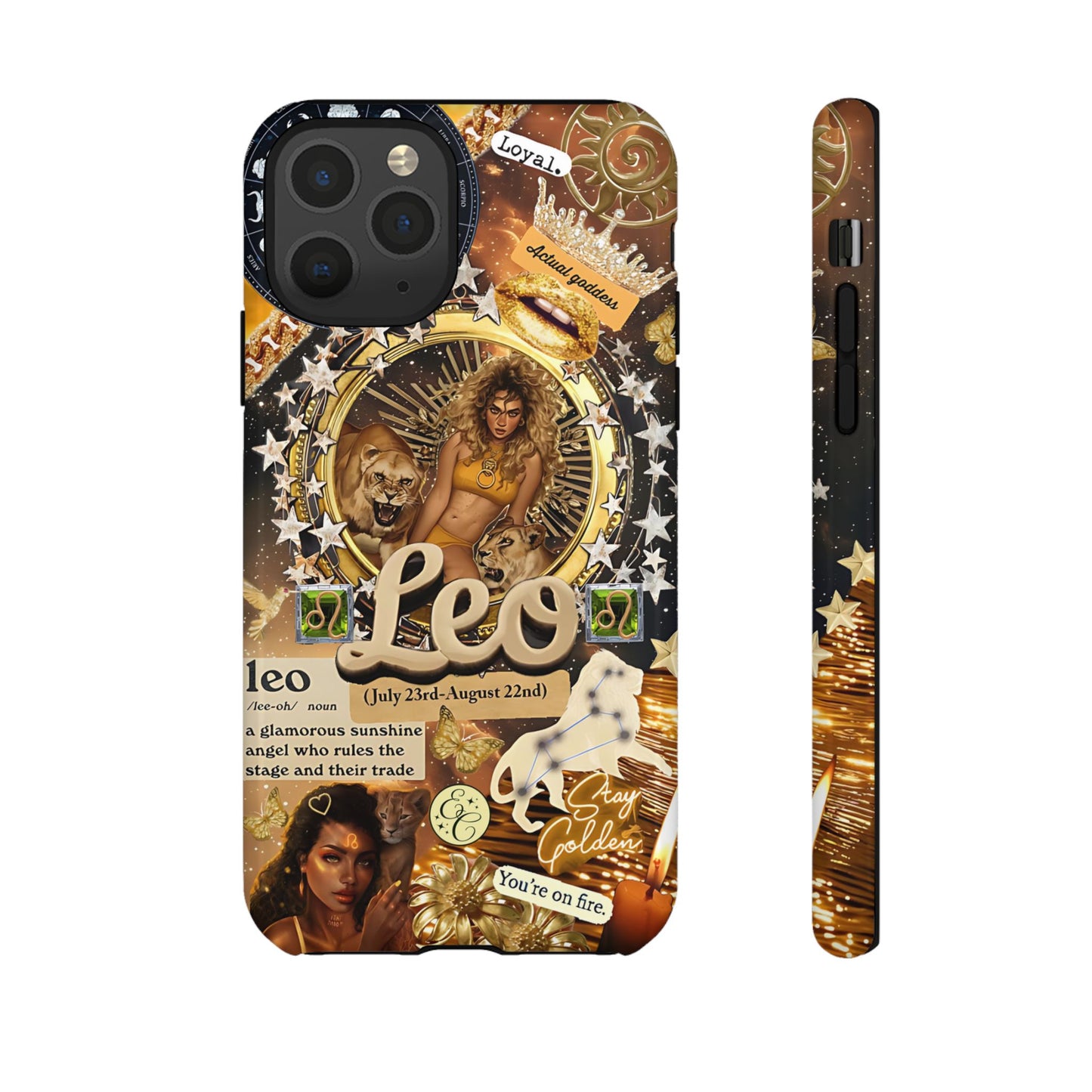 Leo Zodiac Sign Tough Phone Case