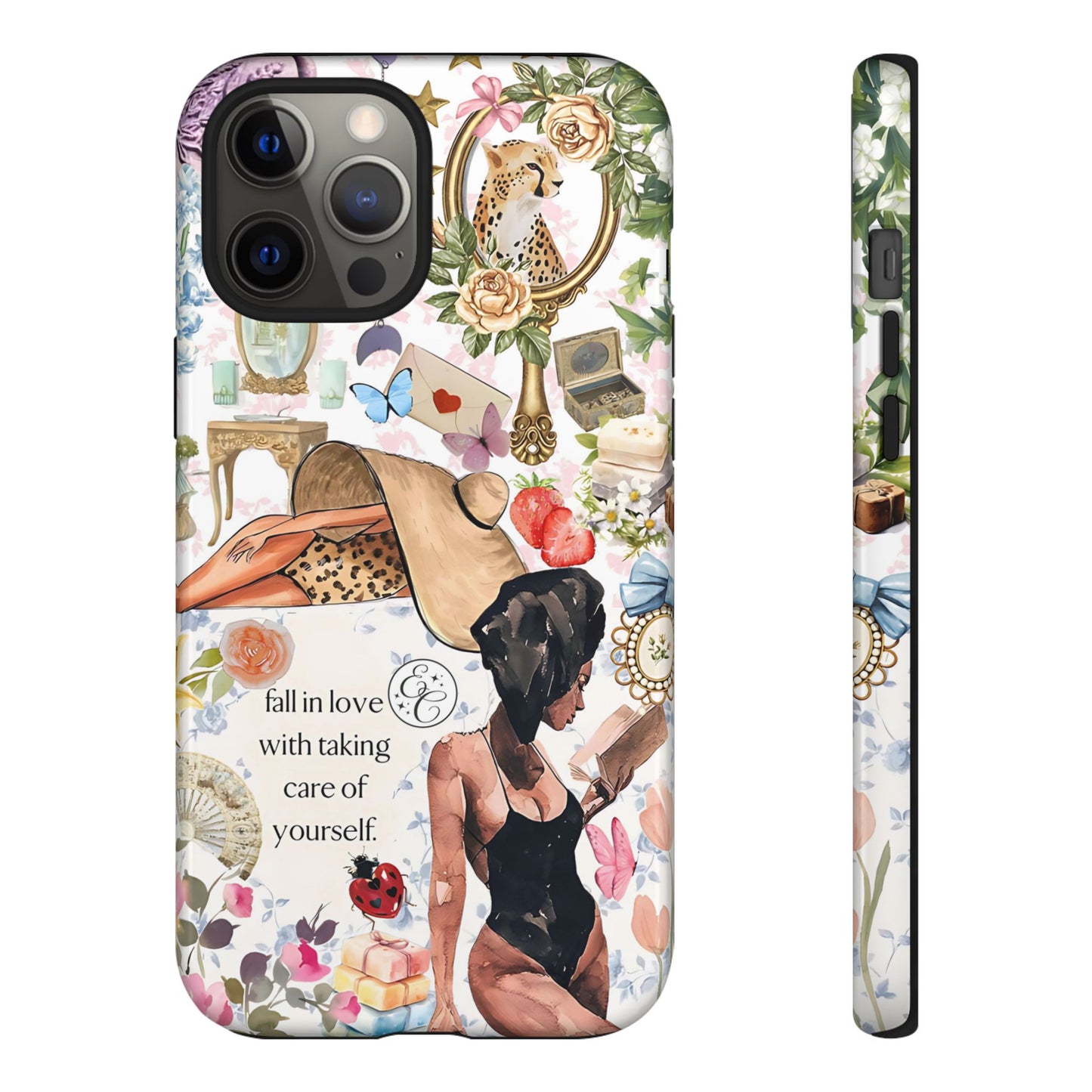 Aesthetic Coquette Collage Tough Phone Case