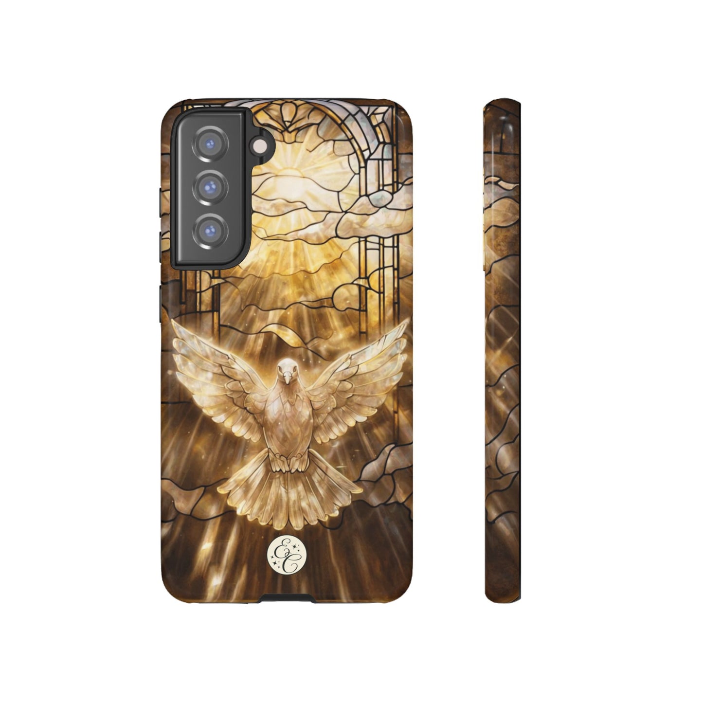 Holy Spirit Stained Glass Tough Phone Case