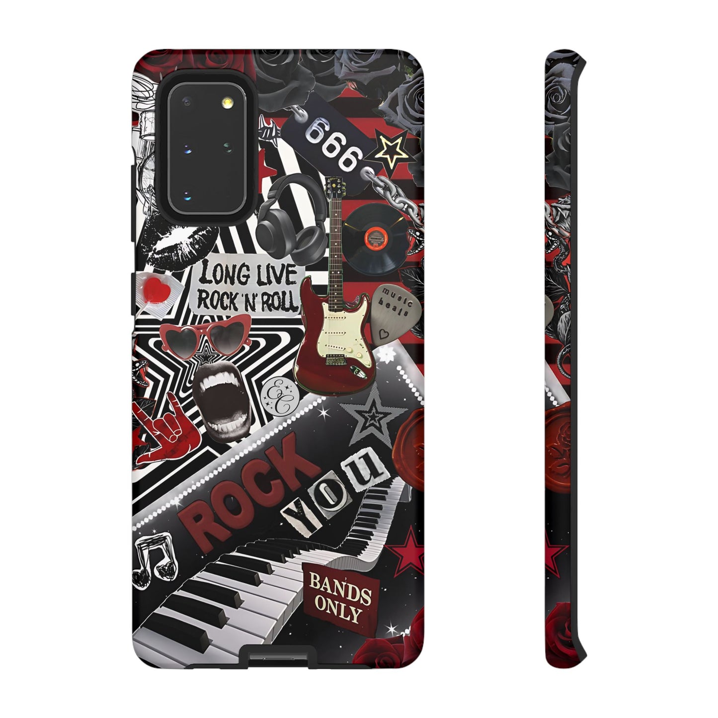 Rock and Roll Collage Tough Phone Case